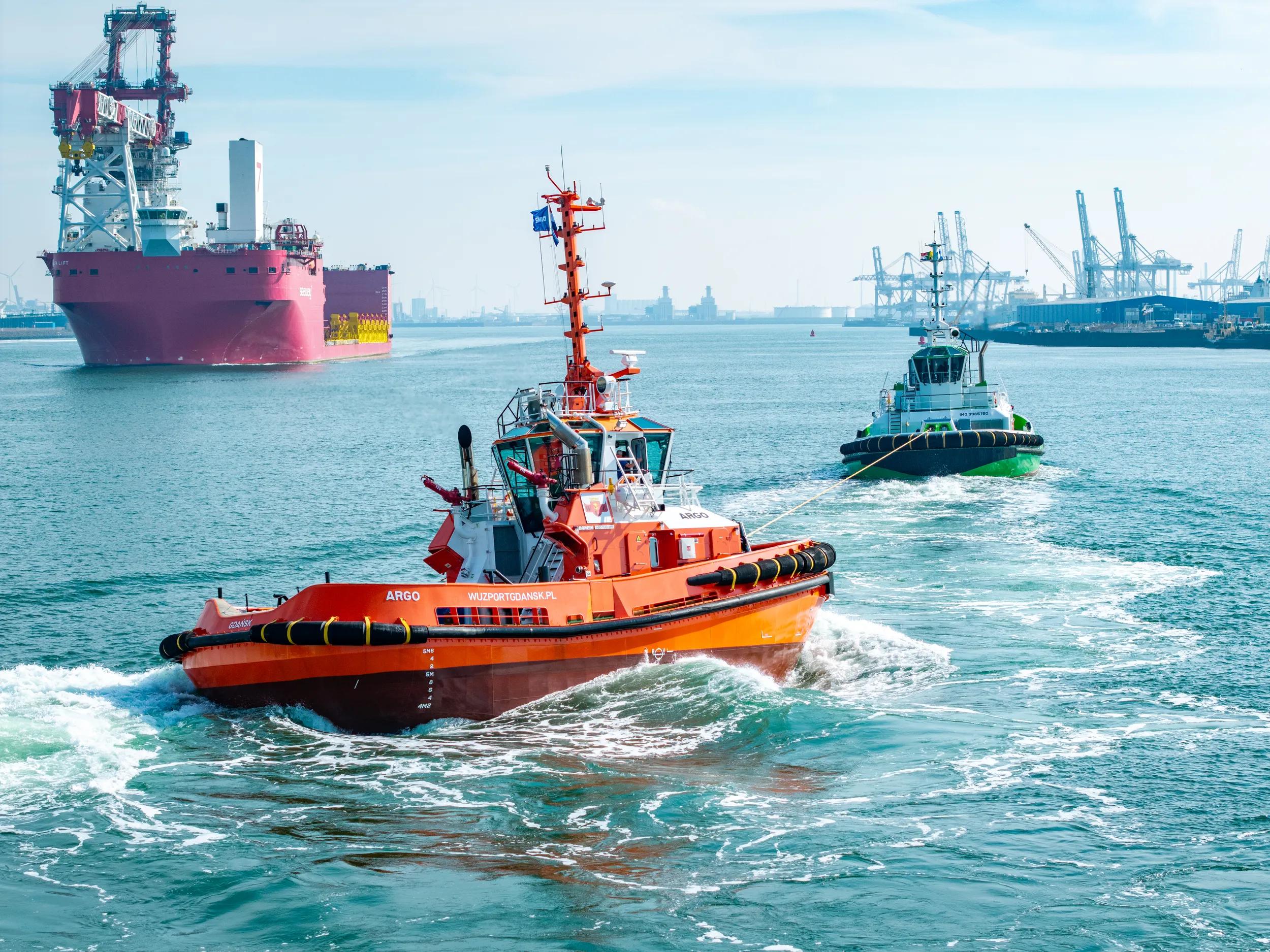 Damen delivers ASD Tug 2111 Argo to WUZ Port and Maritime Services teaser