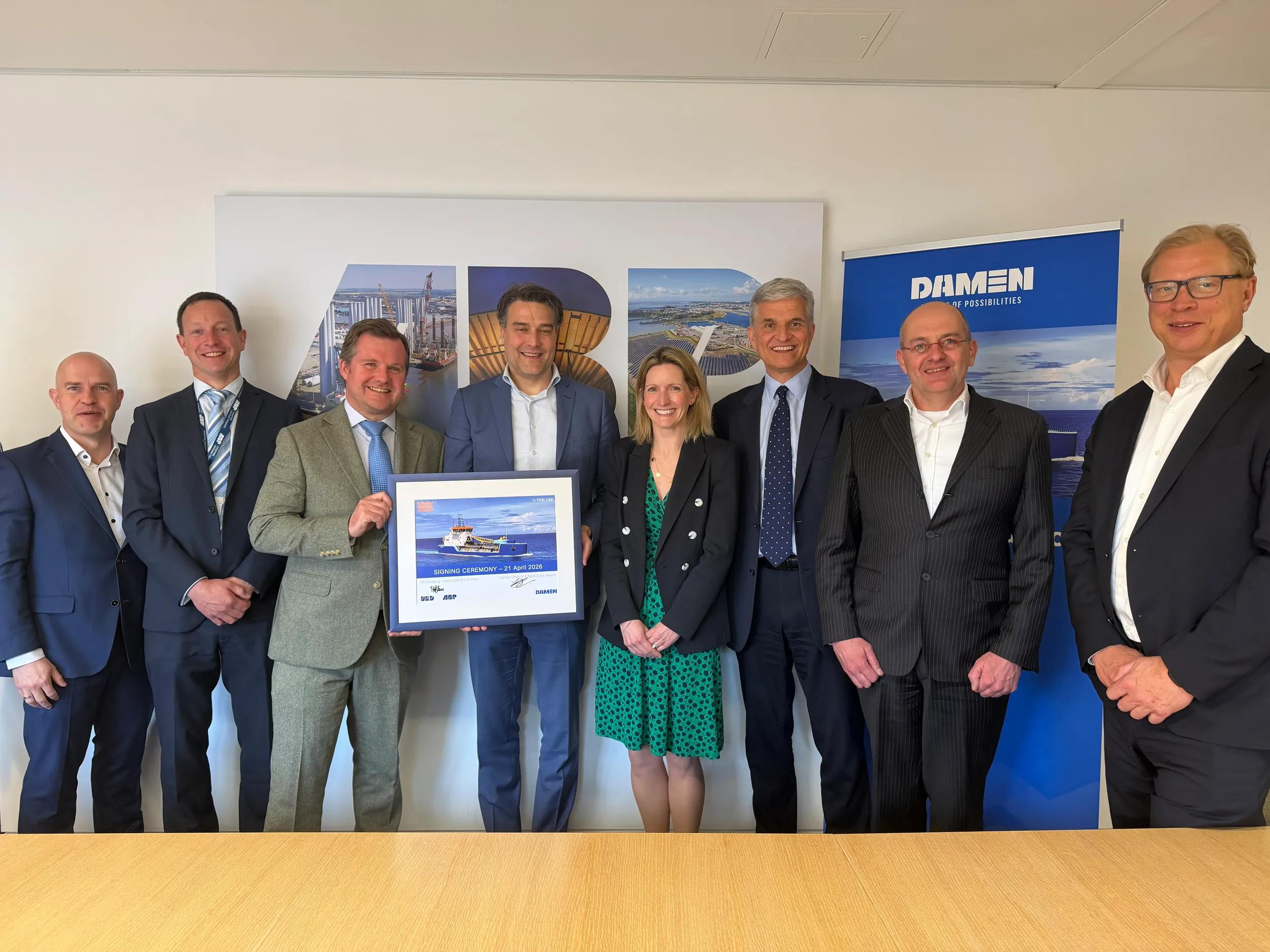 Damen and UK Dredging sign contract for new TSHD 1