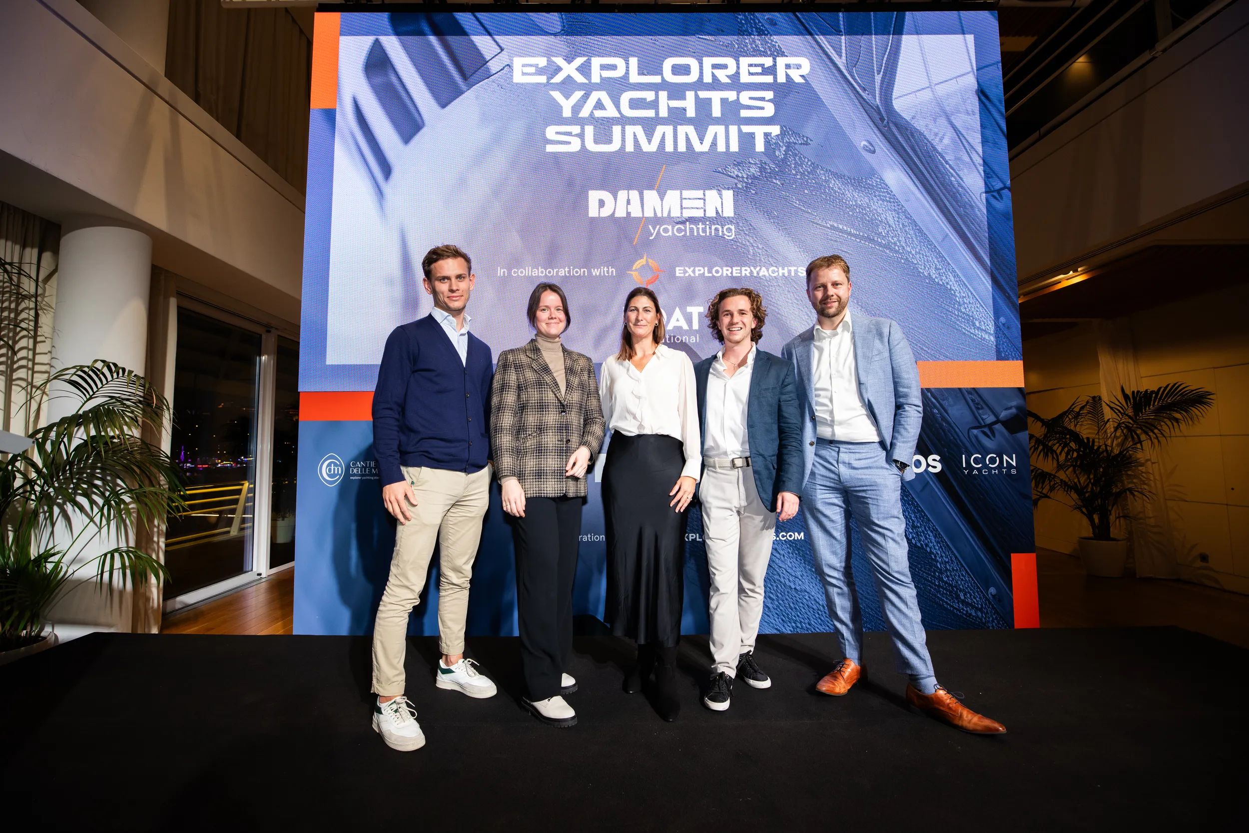 DY team at the Explorer Yachts Summit 2024