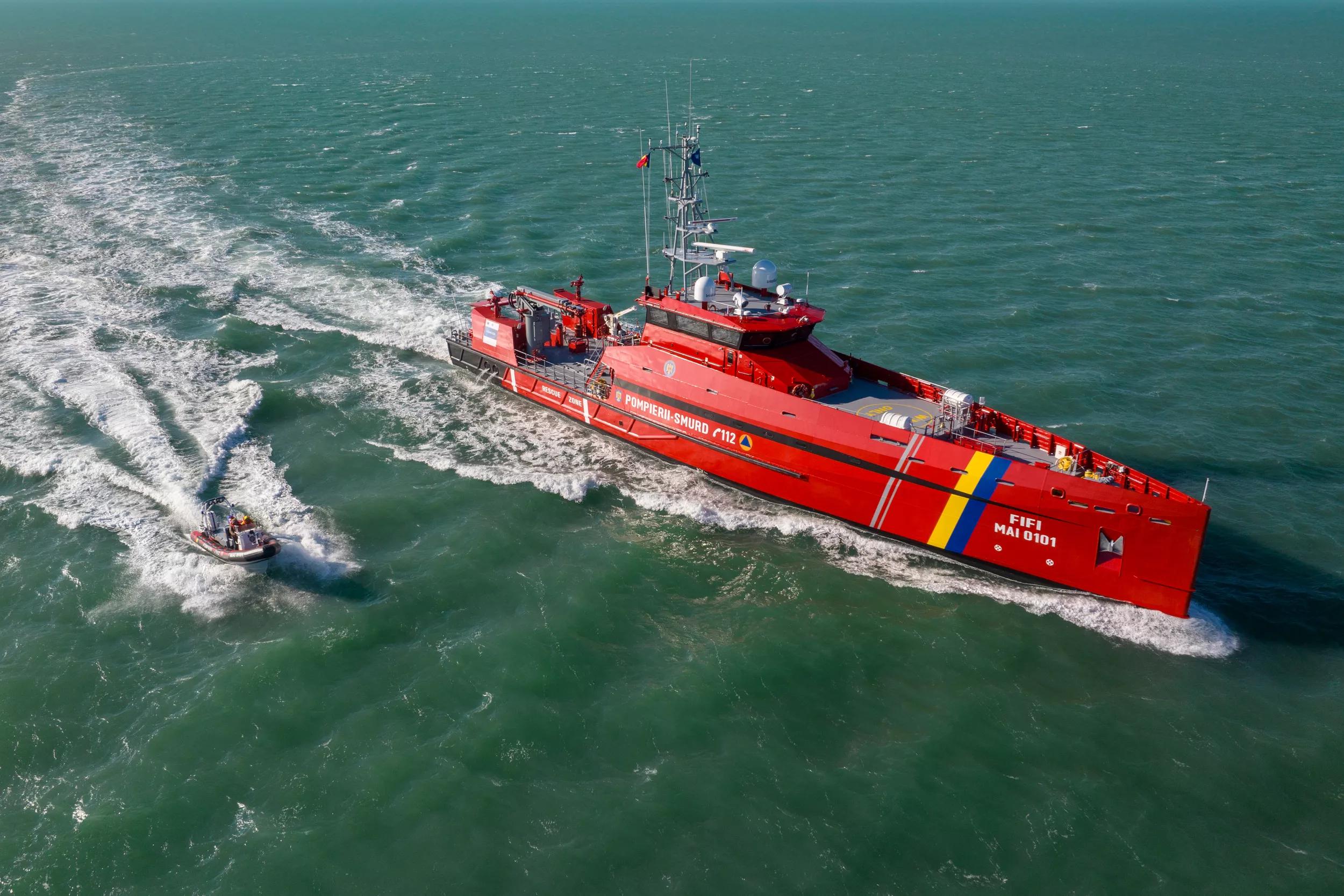 Damen Stan Patrol 5009 enters Romanian emergency fleet top