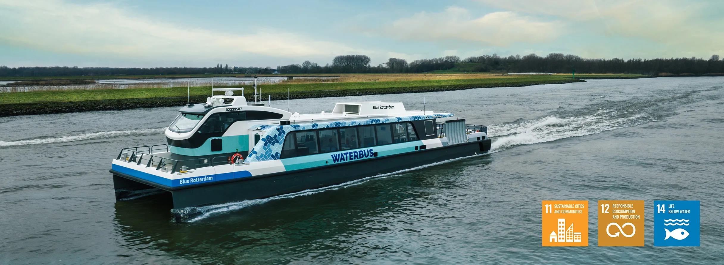 Hybrid Waterbus 2907 E3 - Sustainable public transport on blue highways (header)