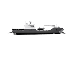 The Damen Landing Ship range provides access and support to shallow waters and small harbours.