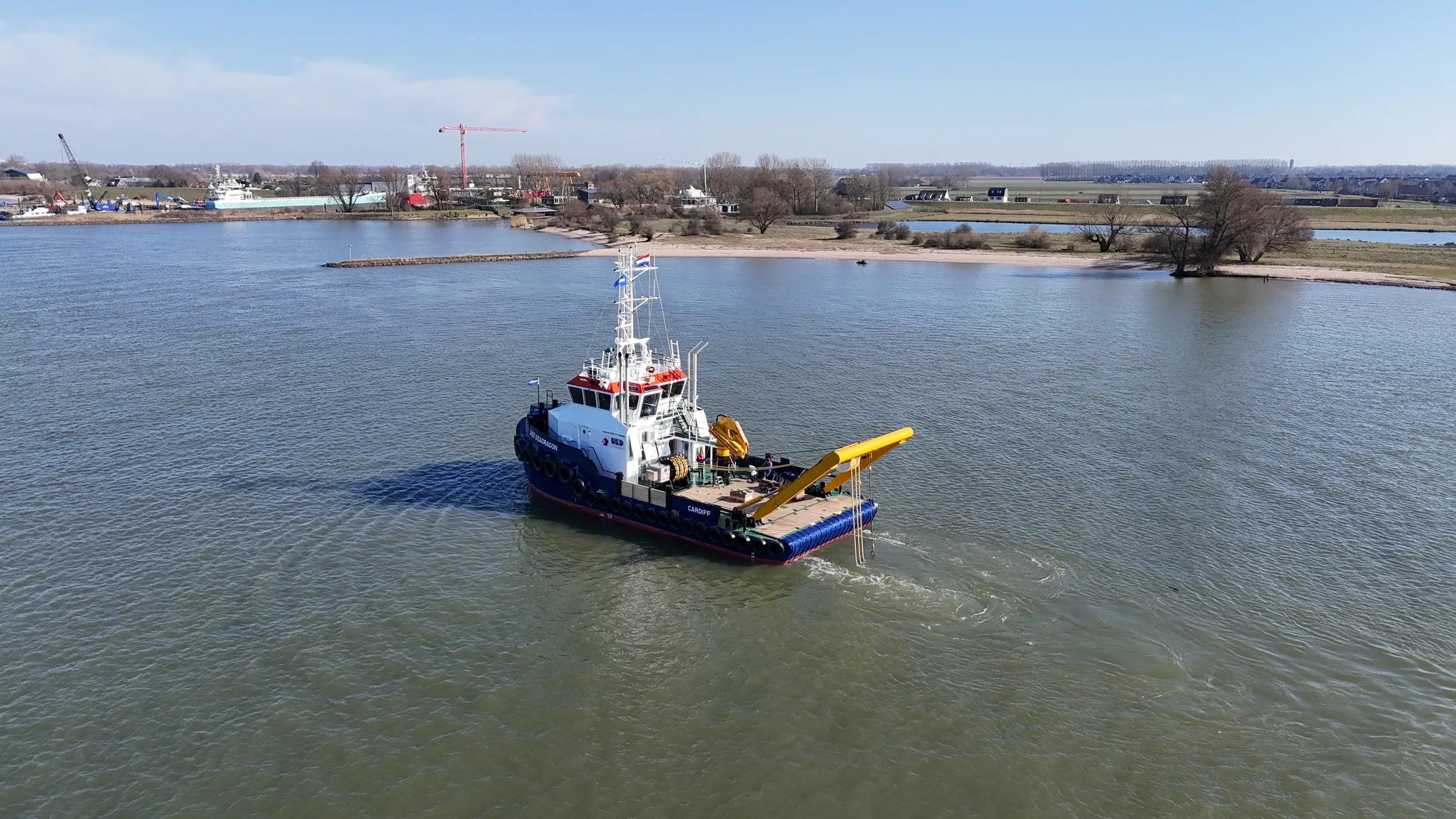 Damen delivers Shoalbuster 2711 UKD Seadragon to UK Dredging teaser