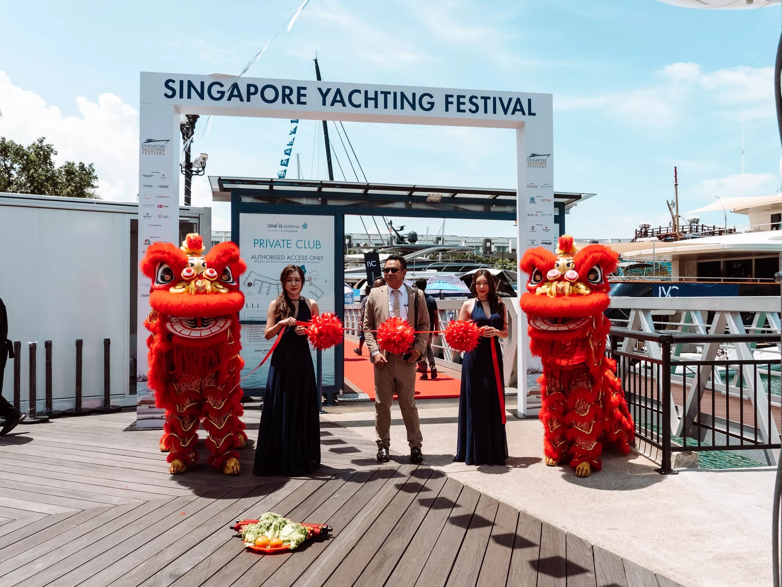 Opening ceremony Singapore Yachting Festival