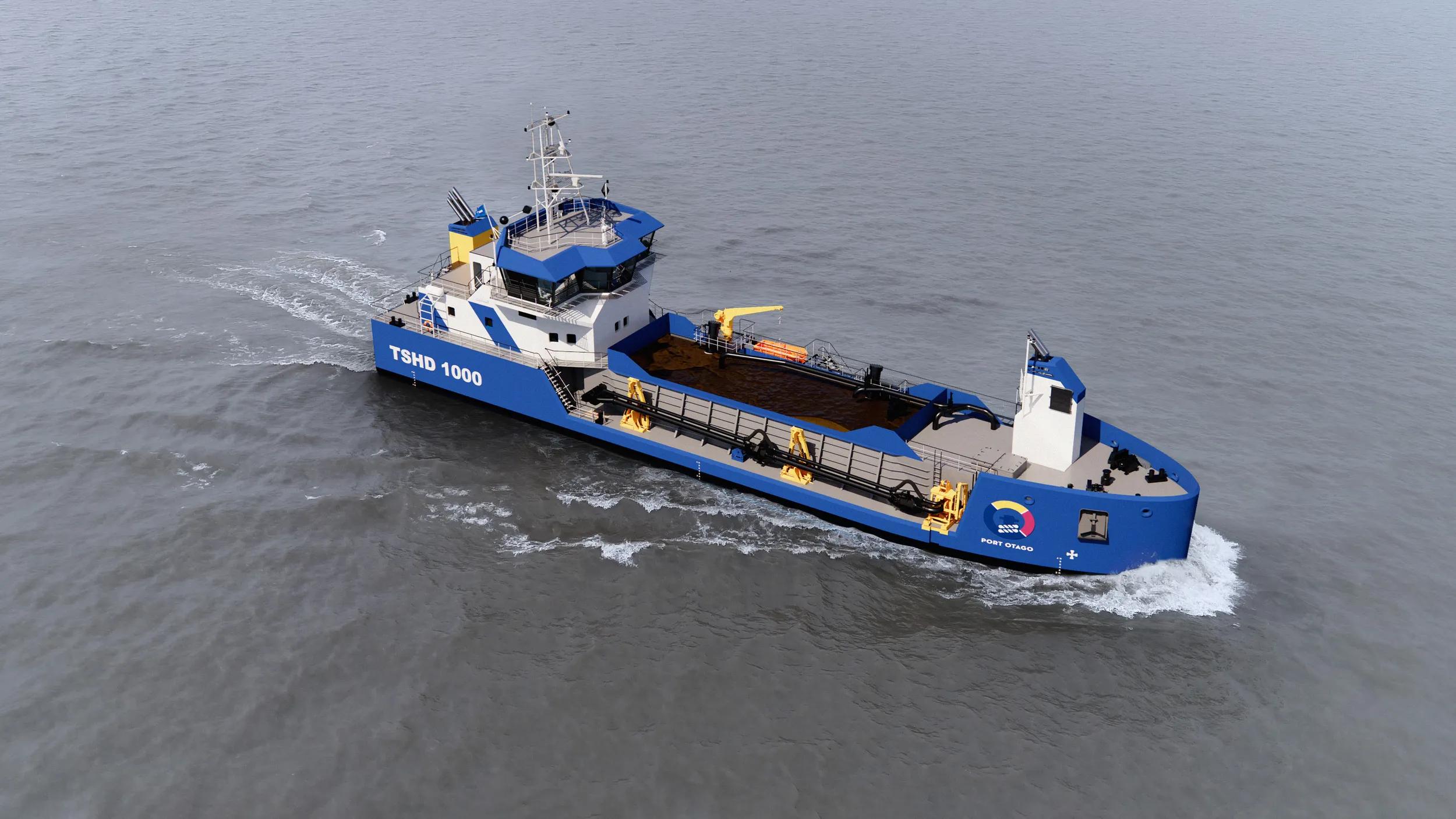 Damen signs contract with Port Otago and partner Napier Port for delivery of TSHD 1000 top