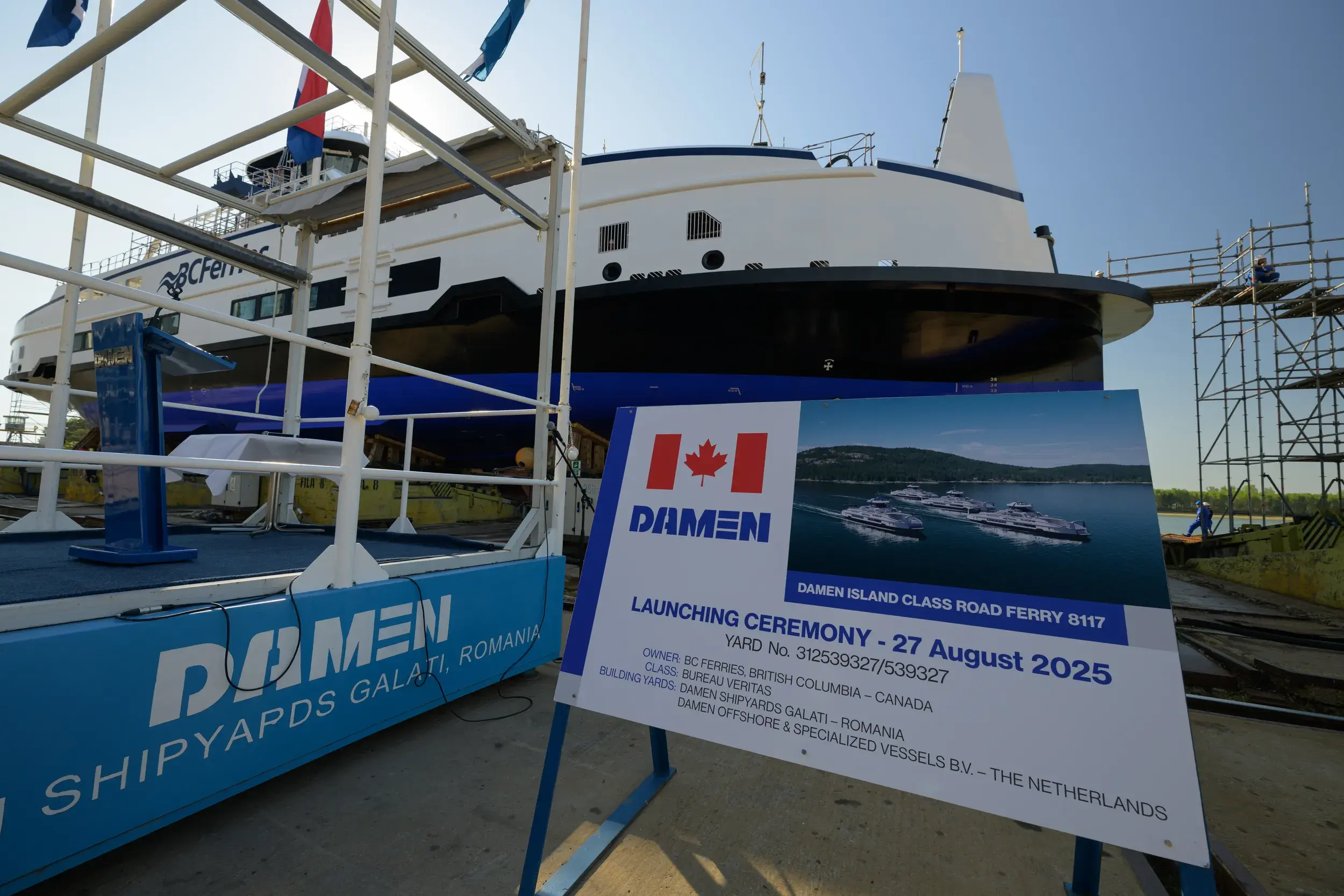 Damen launches latest Island Class for BCF 1