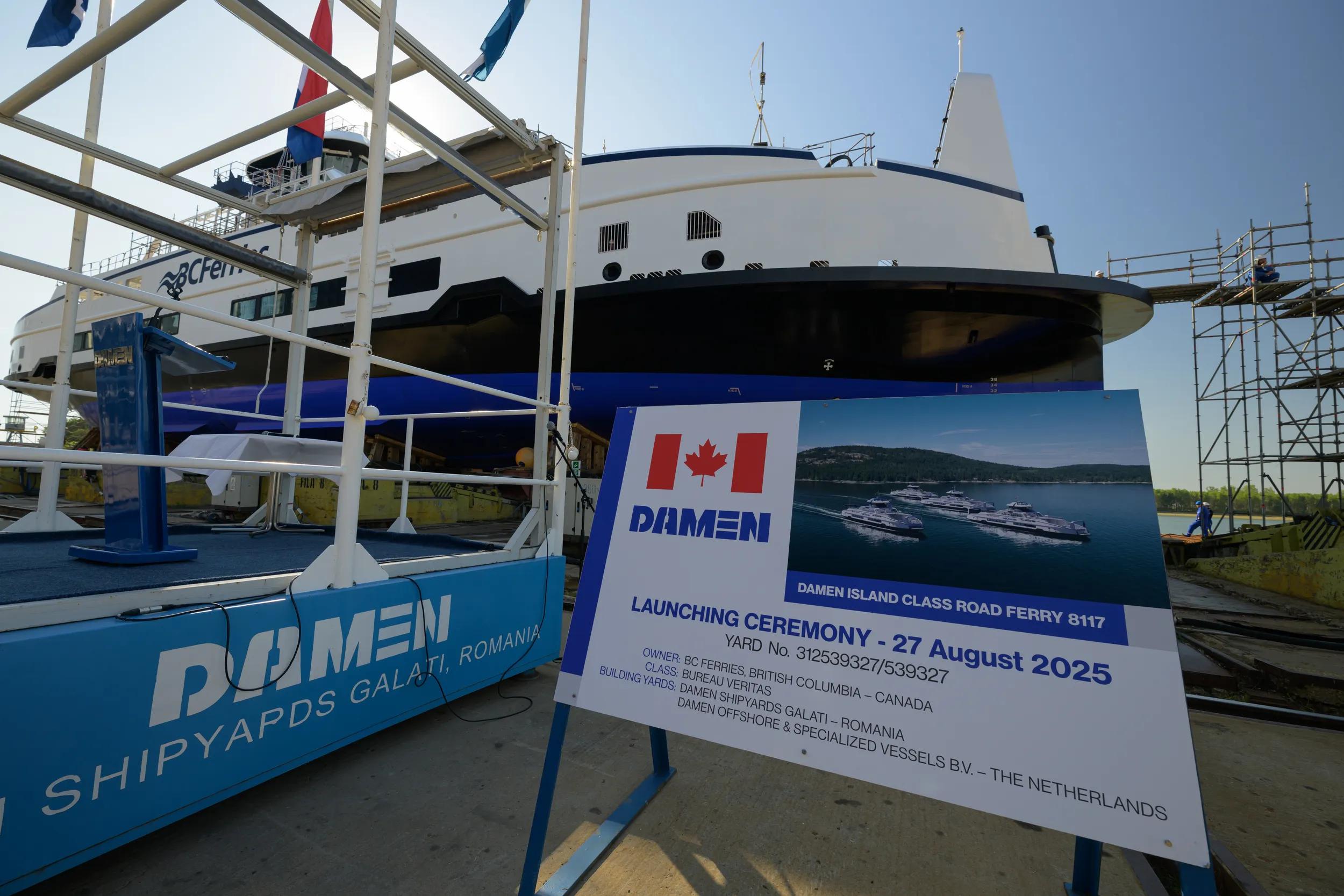 Damen launches latest Island Class for BCF 1