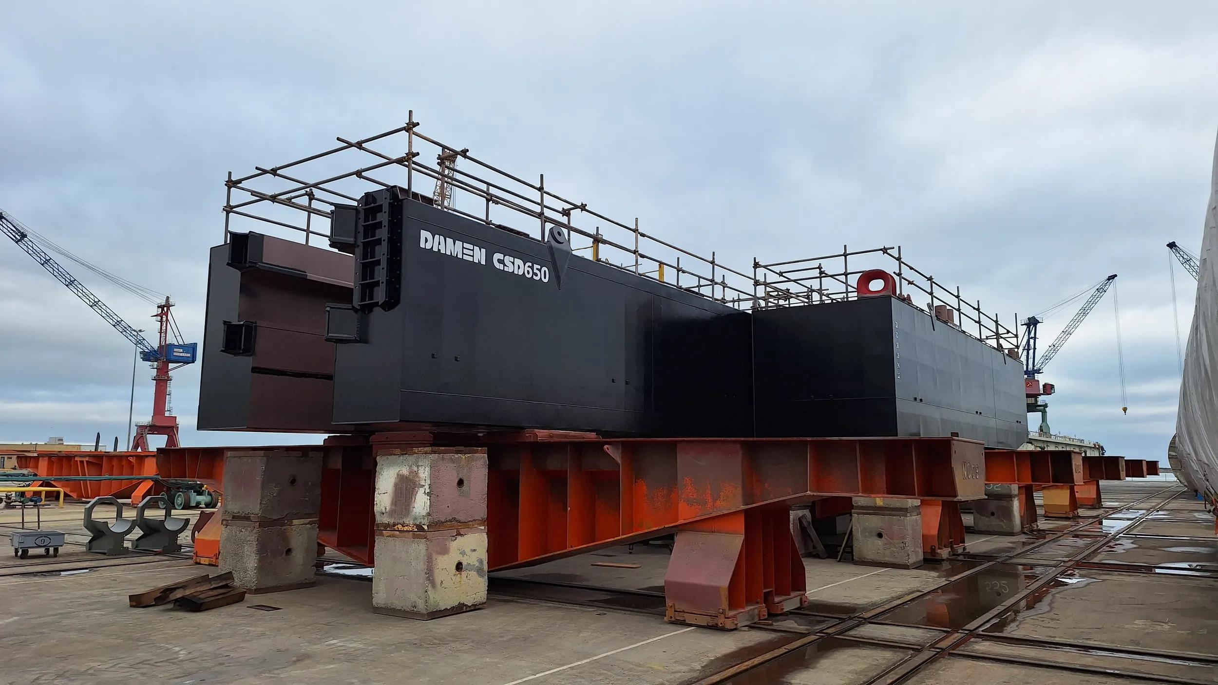 The first even CSD under construction in Azerbaijan at Baku Shipyard