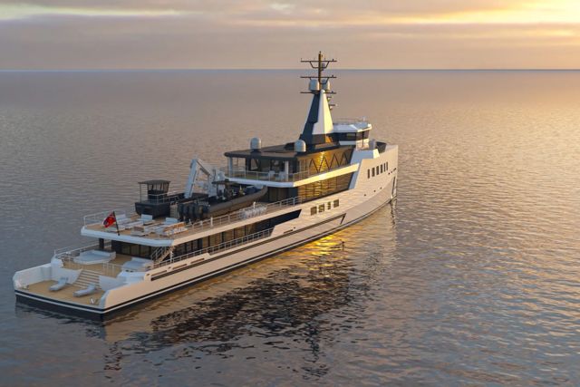Damen Yachting sells exciting custom 75.20-metre hybrid expedition vessel