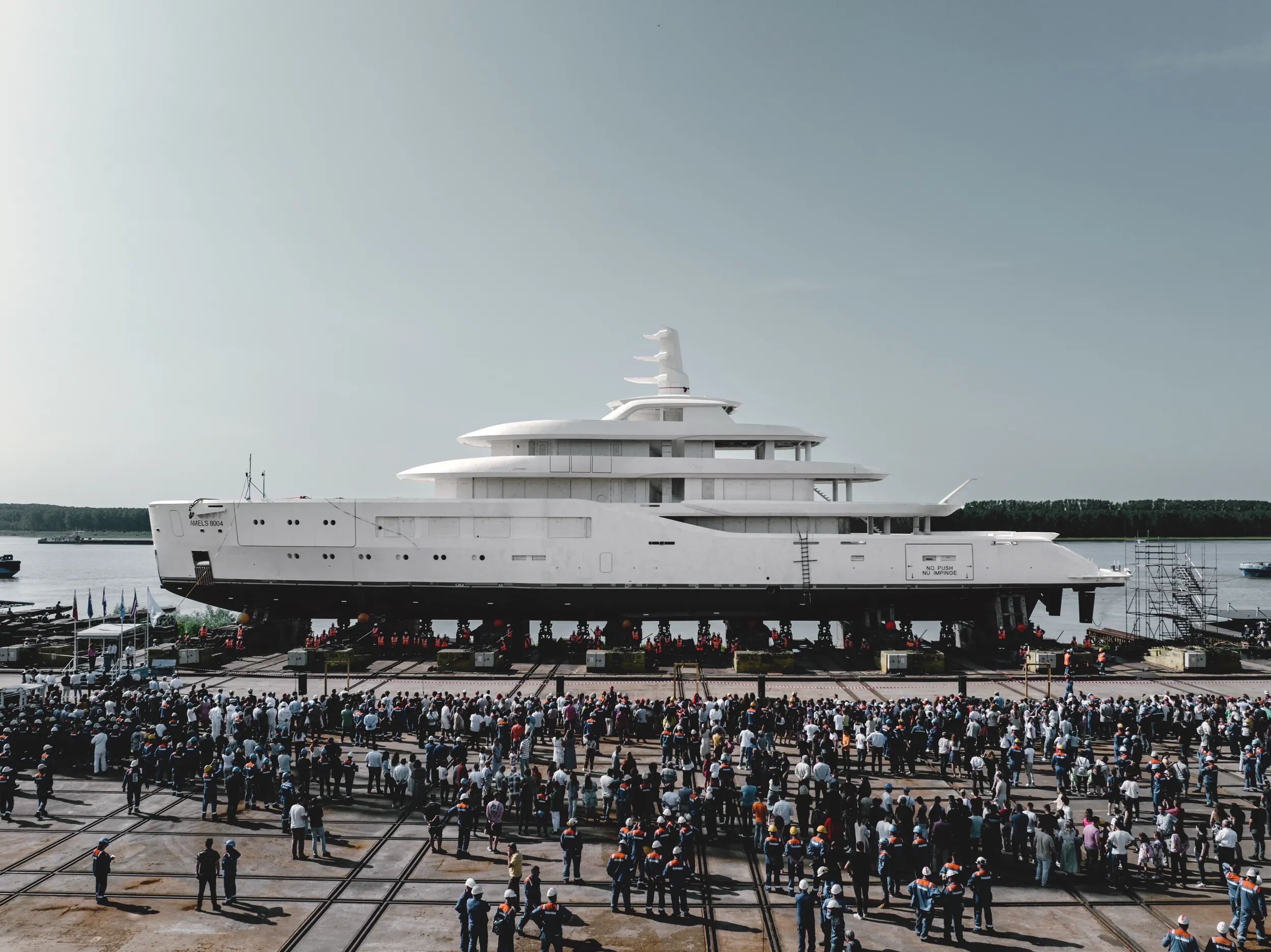 Amels 8004 launch in Galati
