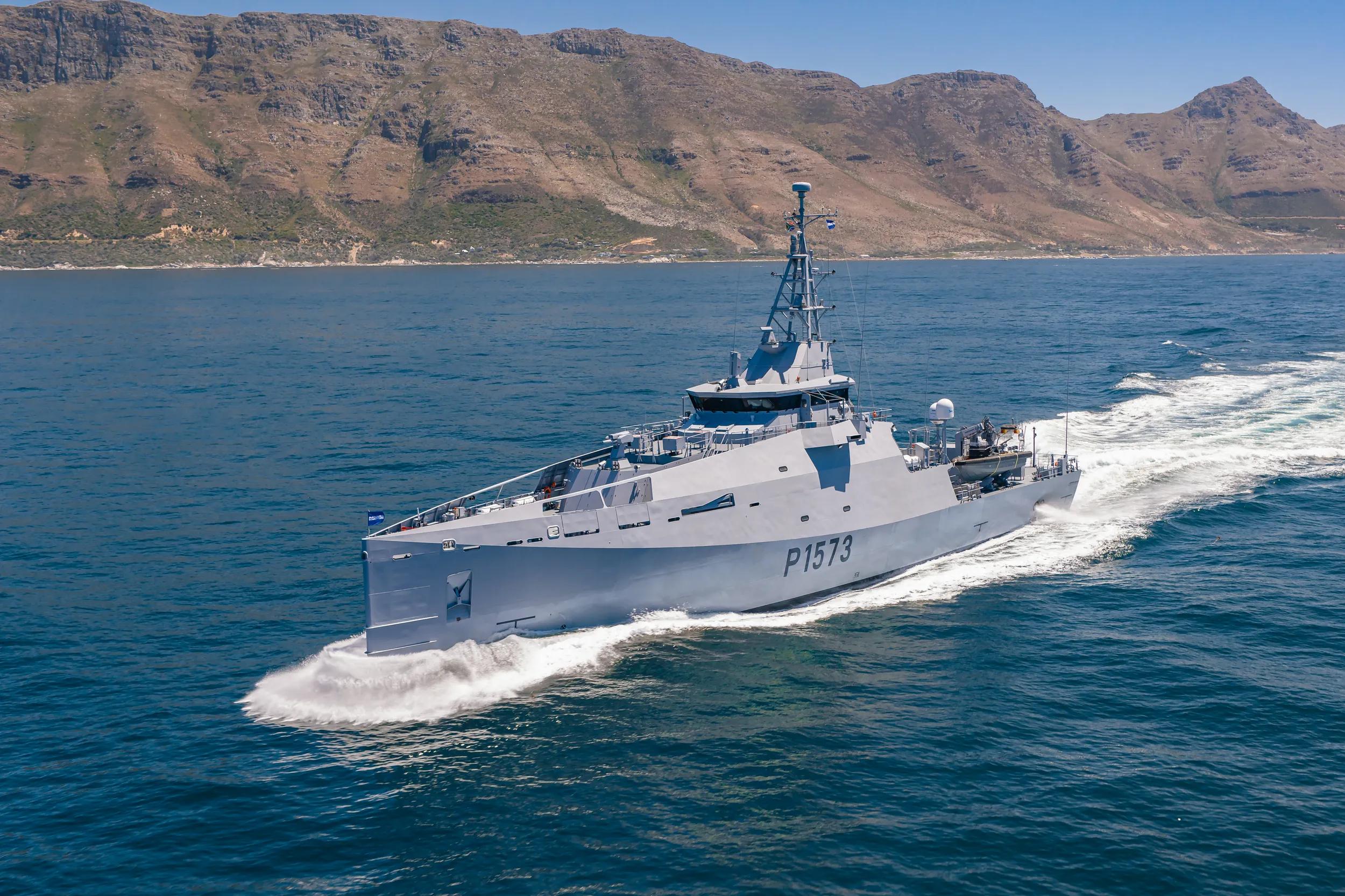 Damen Cape Town has delivered the third vessel to the SA navy teaser