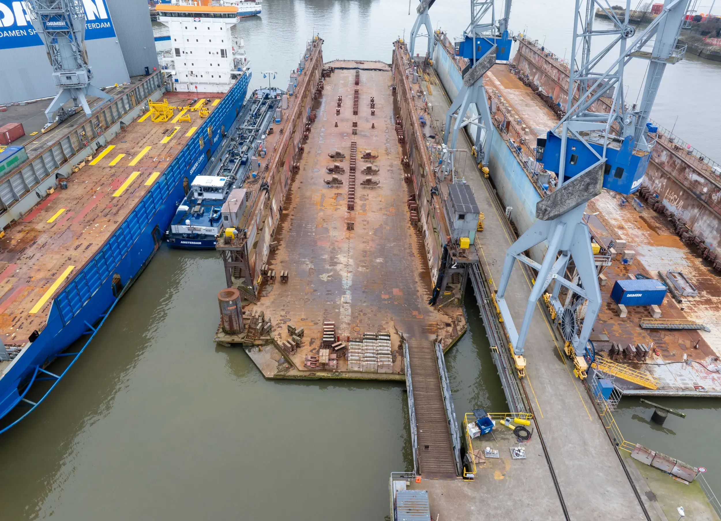 Used floating drydock