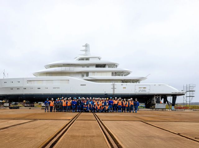 It is a Splash for the Latest Amels 80 Ahead of Outfitting