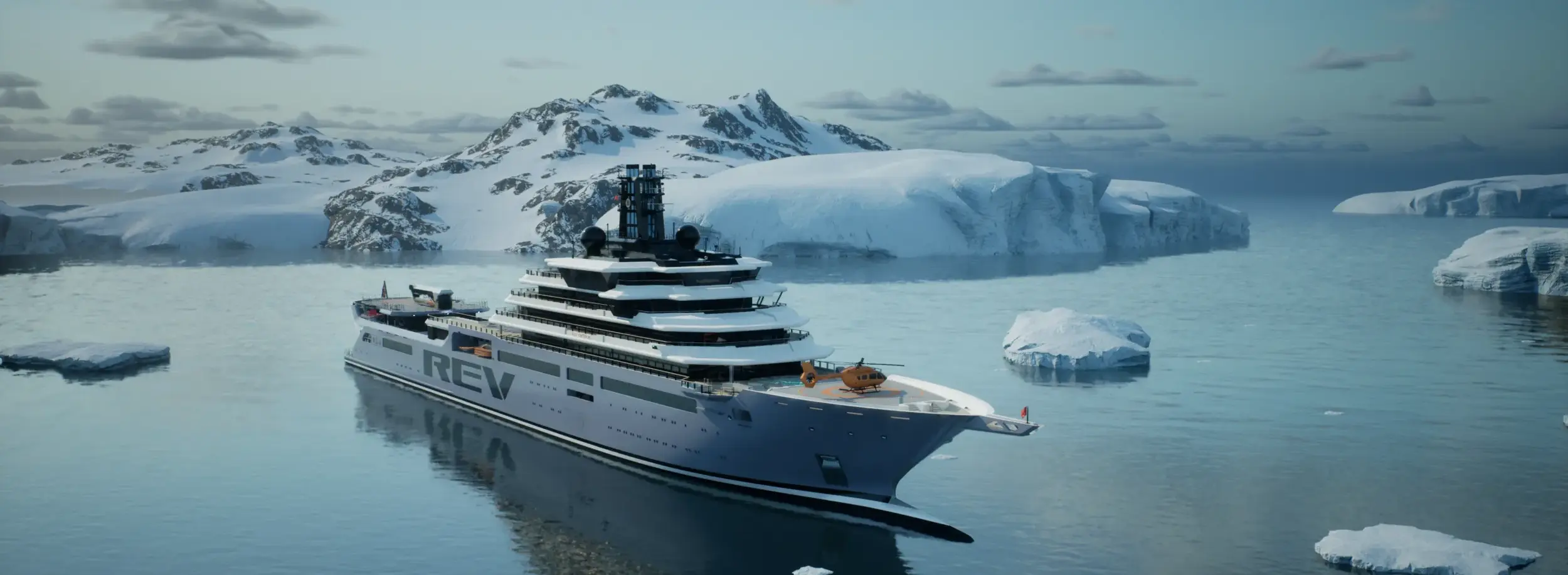 Damen Shiprepair Vlissingen and Rossilini’s Four-10 sign REV Ocean outfitting contract top