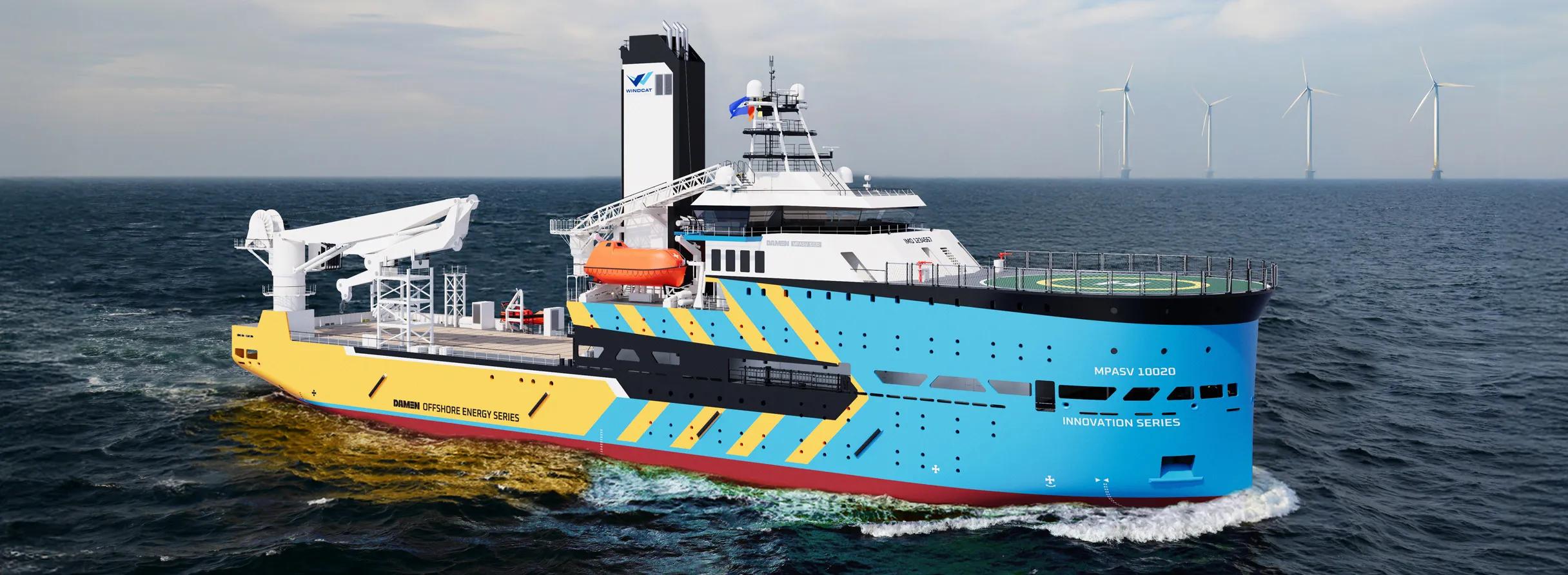 Damen and Windcat introduce a new class of OSV top