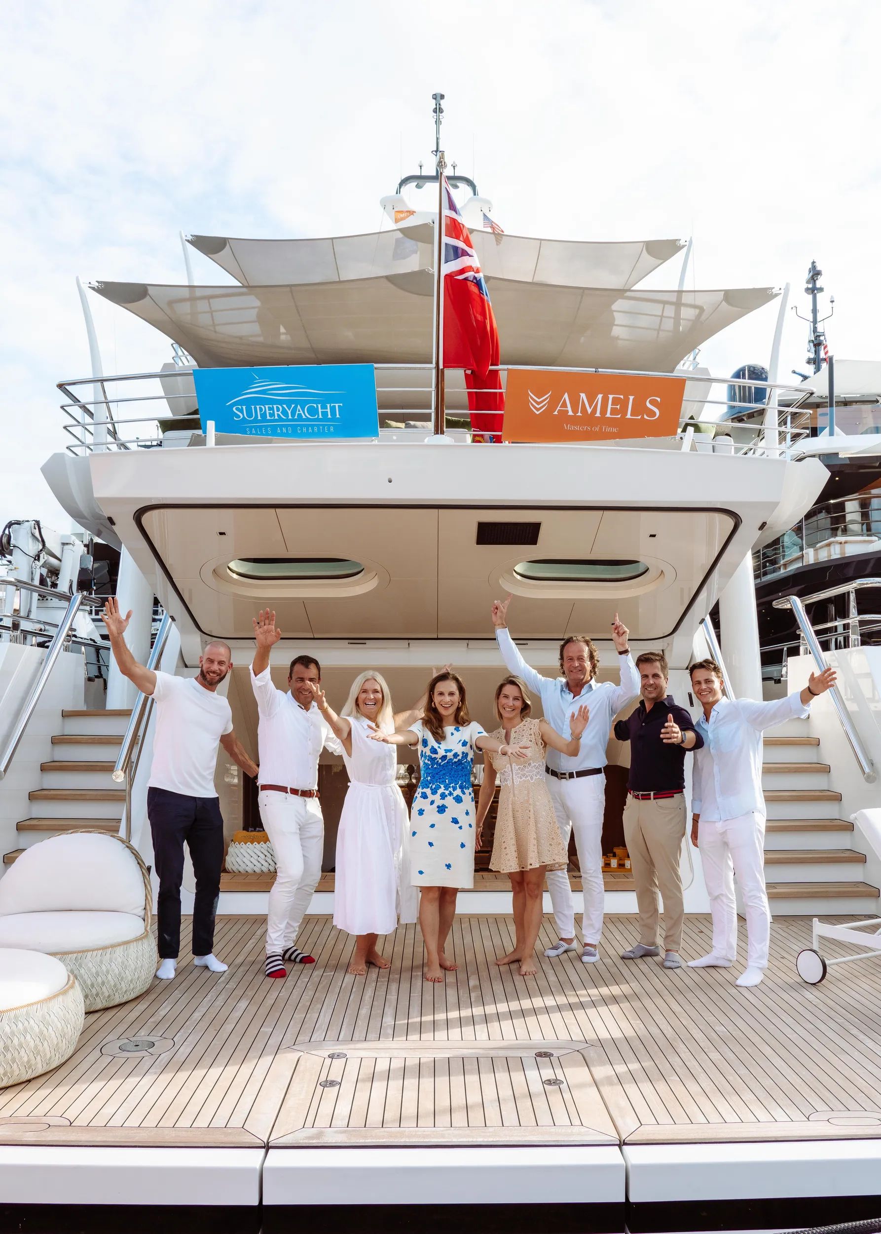 The team on the Fort Lauderdale International Boat show i