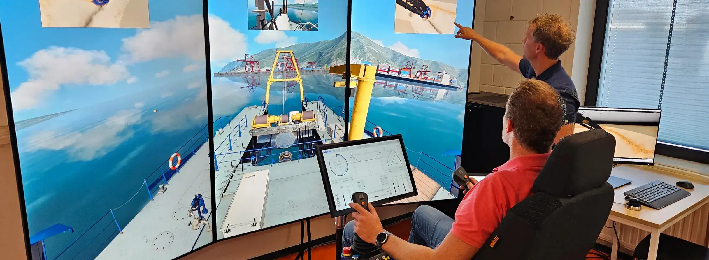 CSD Training Simulator - a highly realistic dredge simulator header