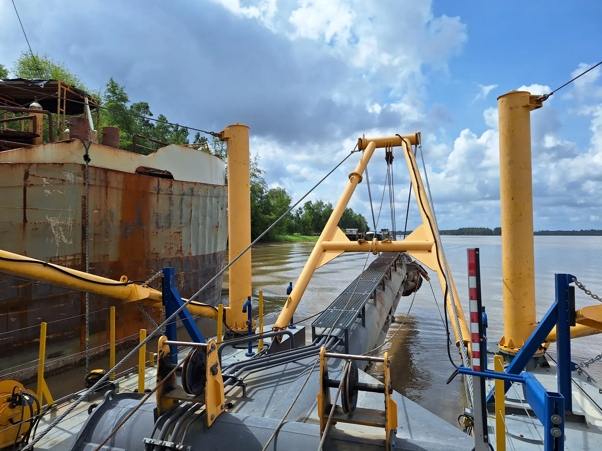 Damen Shipyards Group has recently delivered a Damen CSD 350 to Guyana Port Inc 2
