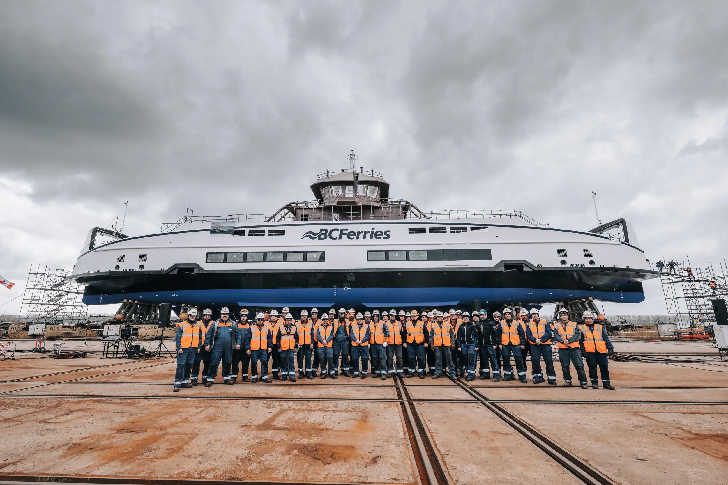 Damen launches tenth Island Class ferry for BC Ferries teaser