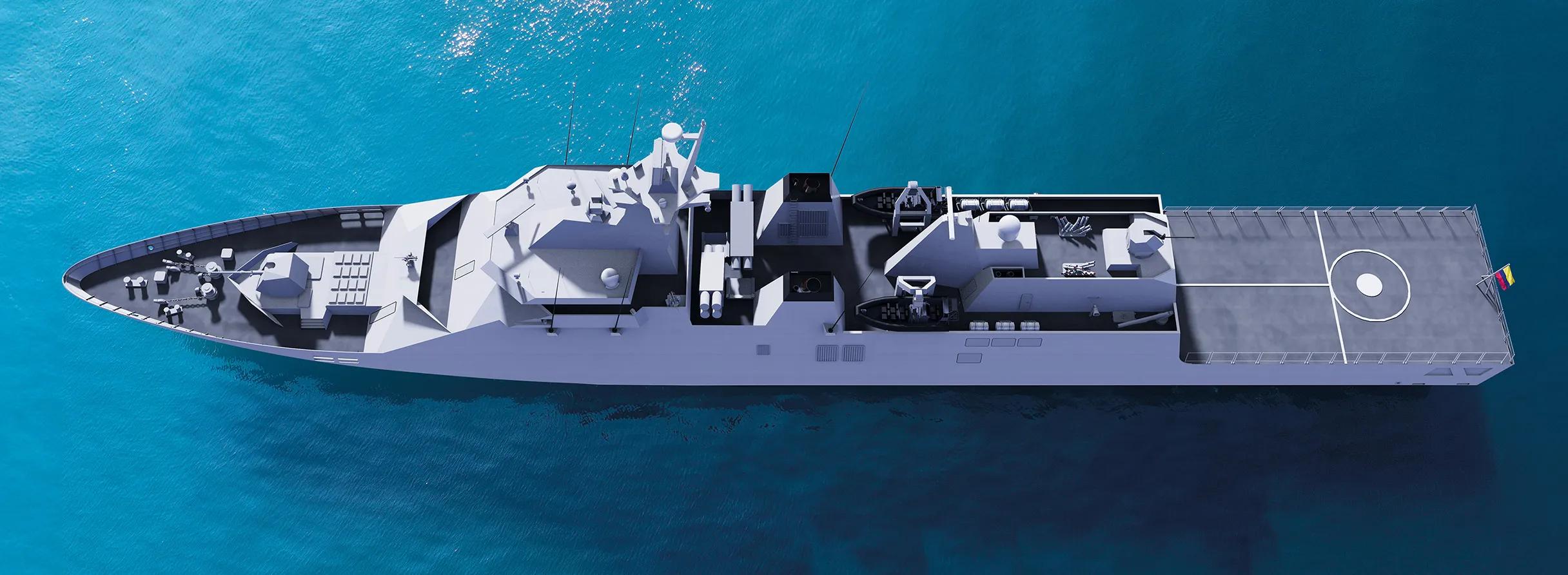 Damen Naval signs Terma A/S for C-Guard system on Colombian PES Frigate top