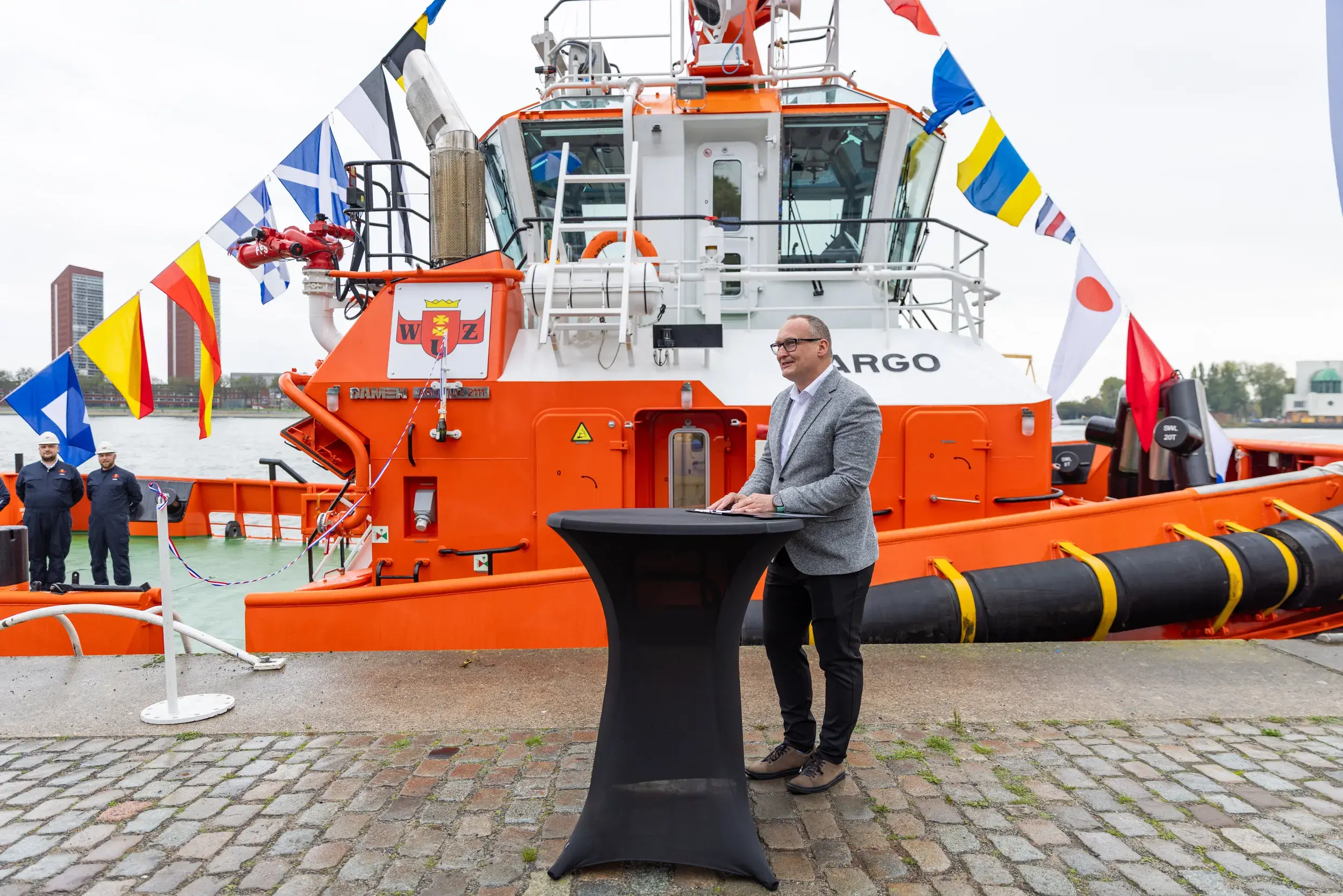 Damen delivers ASD Tug 2111 Argo to WUZ Port and Maritime Services 2