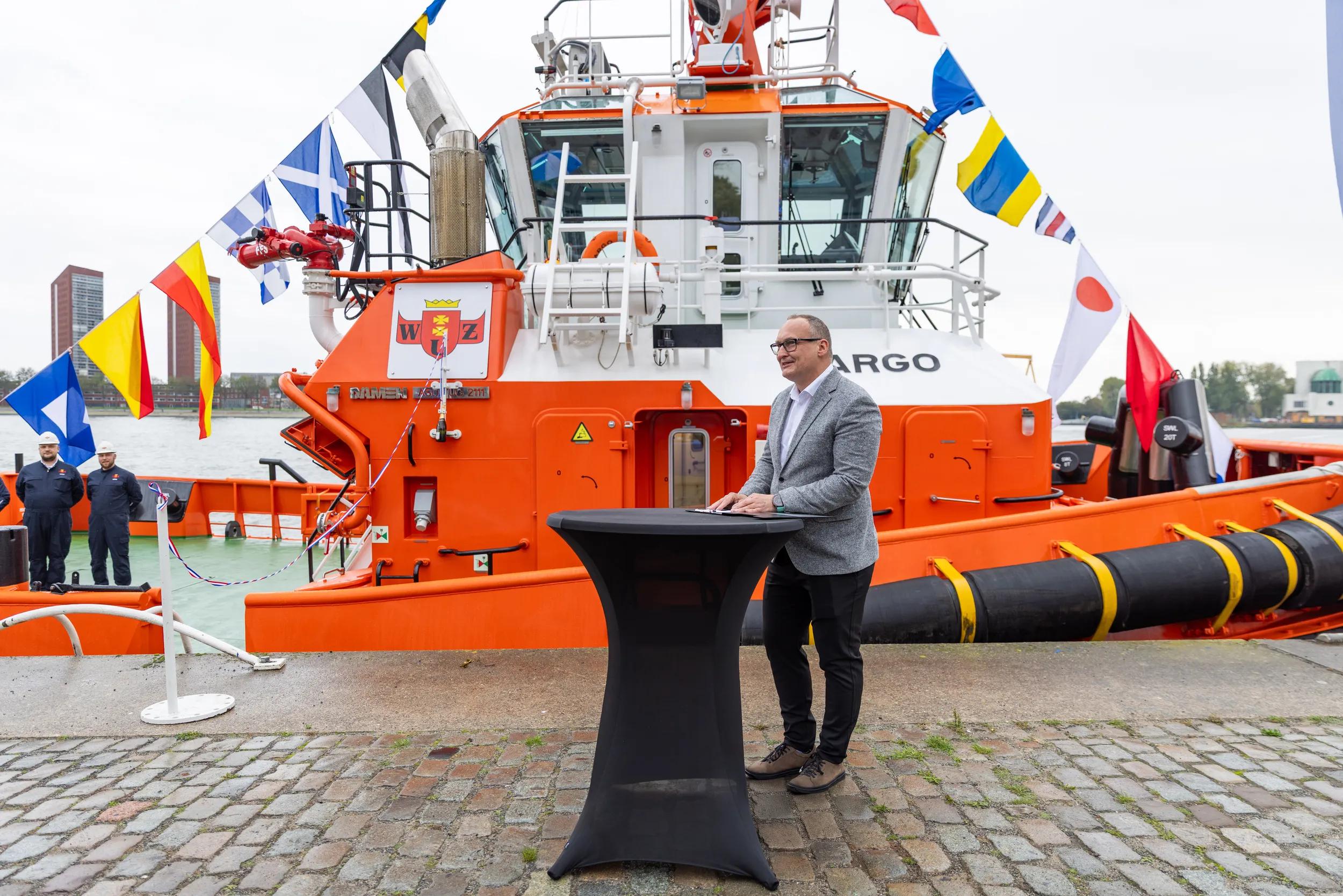 Damen delivers ASD Tug 2111 Argo to WUZ Port and Maritime Services 2