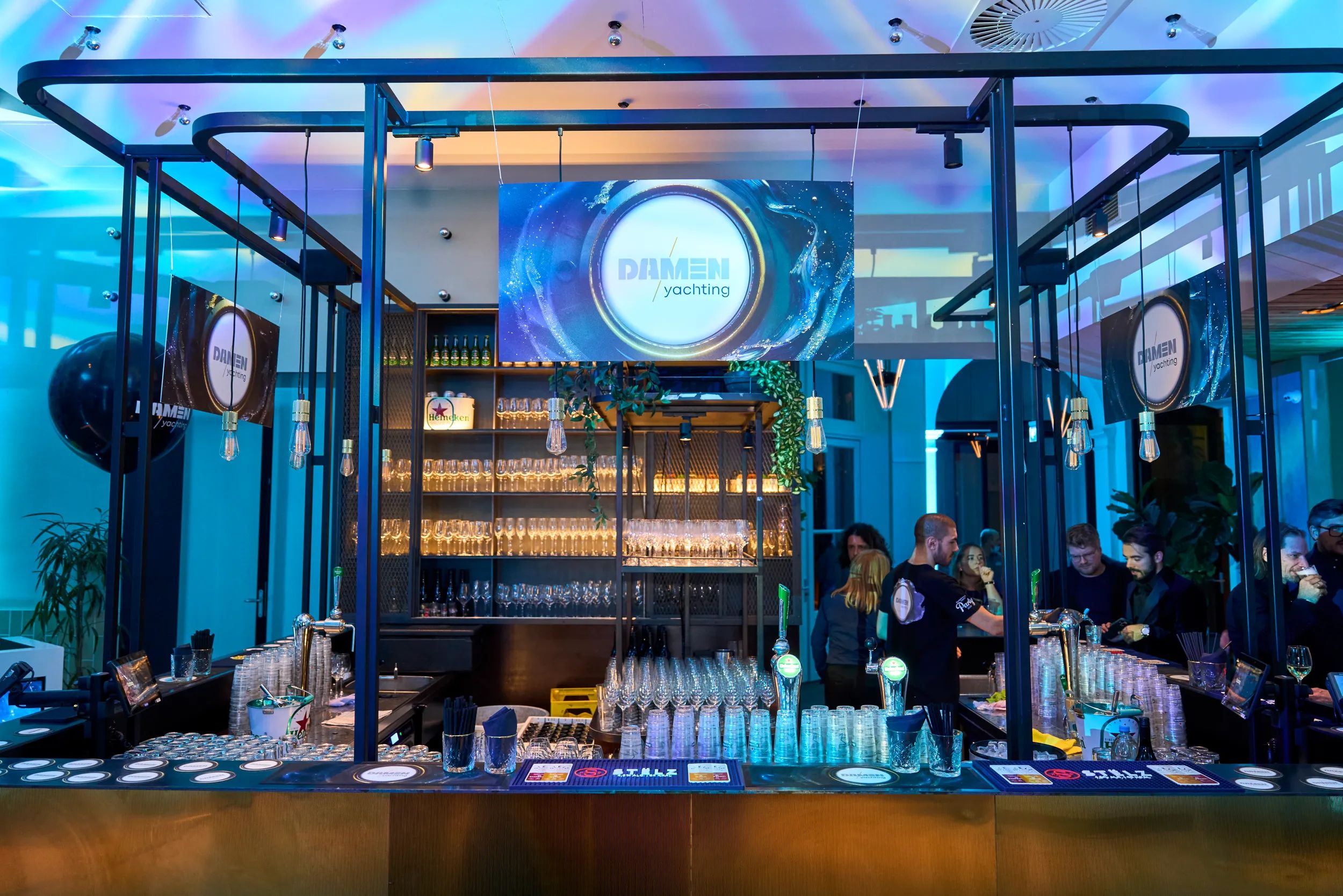 Bar at the Superyacht Times Party 2025