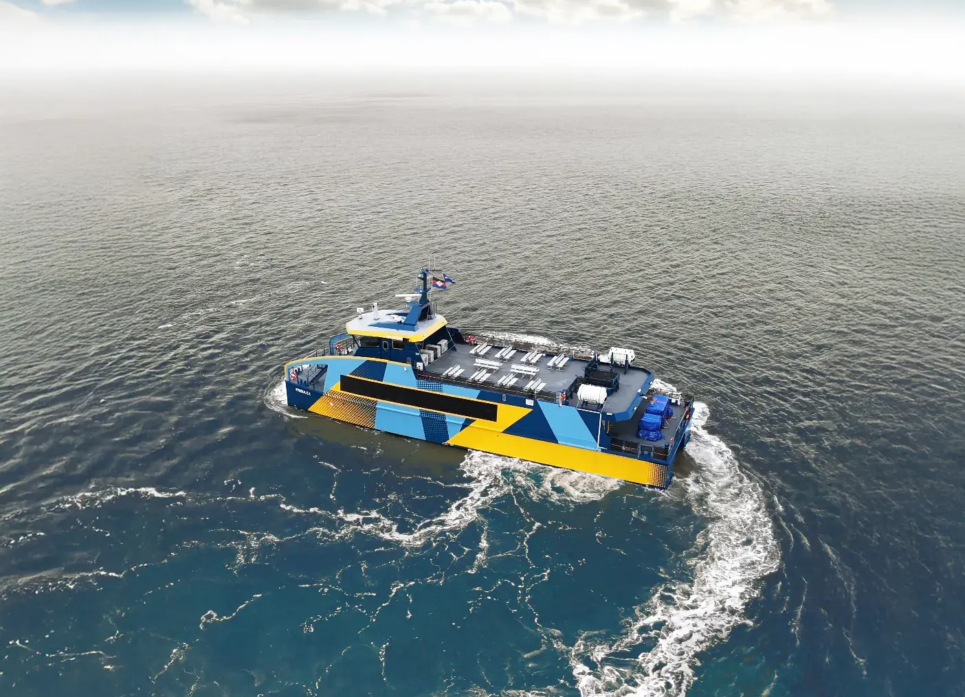 Naming ceremony for Damen Fast Ferry 3209 Electric teaser