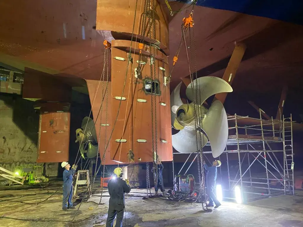Damen Group subsidiaries join forces for race to get P and O Ferries’ Pride of Canterbury back to work