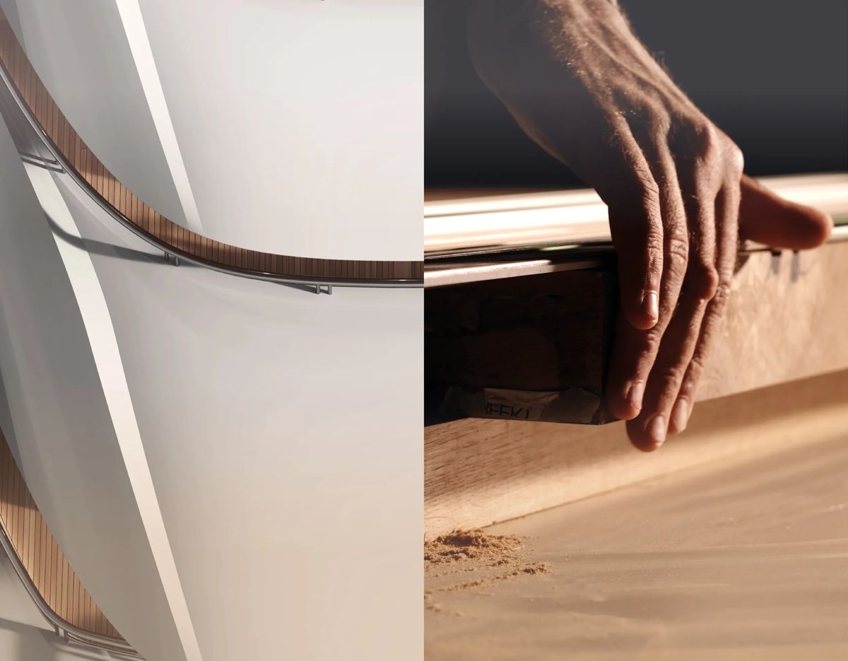 Amels 80 detail and craftmanship hand