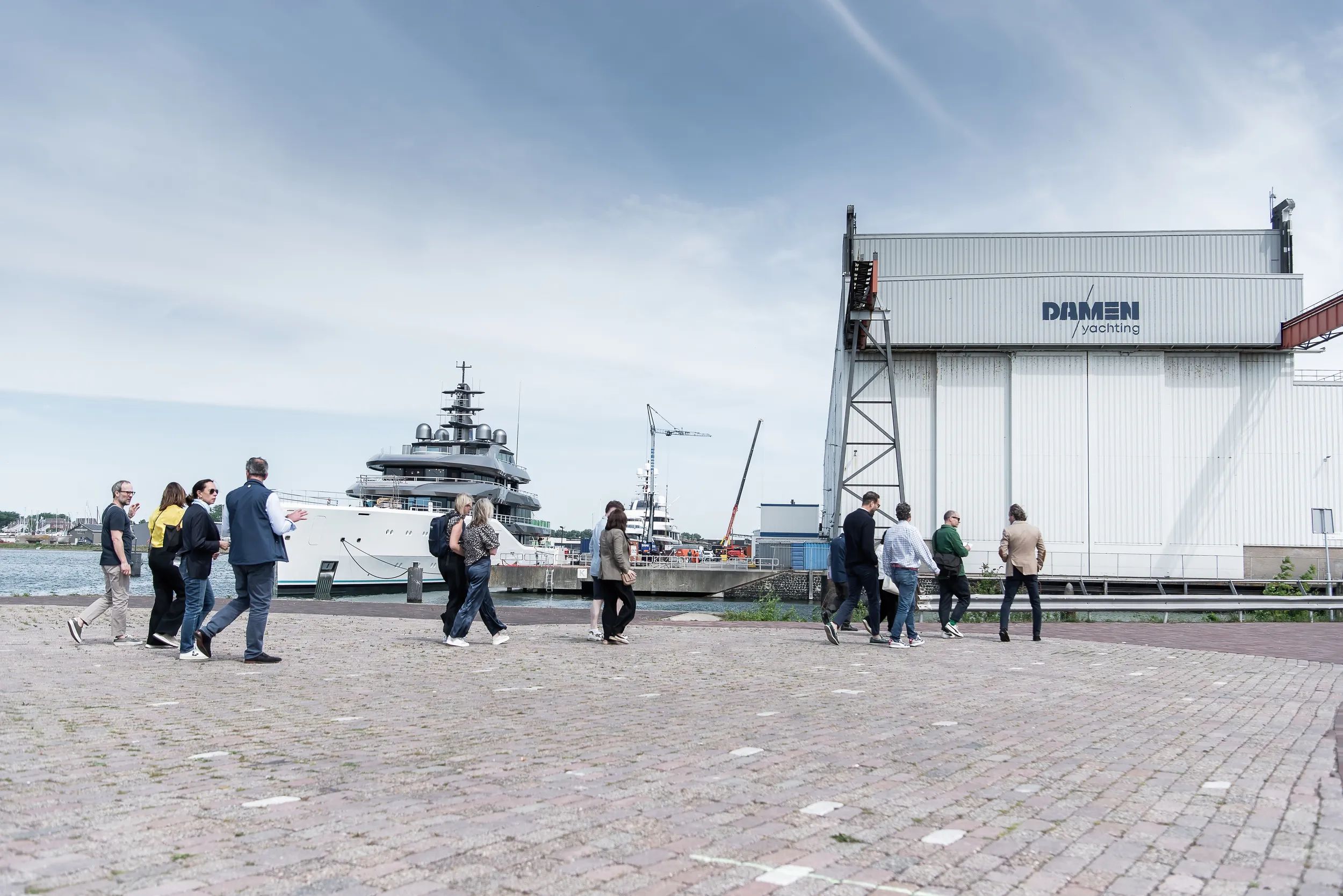 Damen Yachting shipyard with Amels 80
