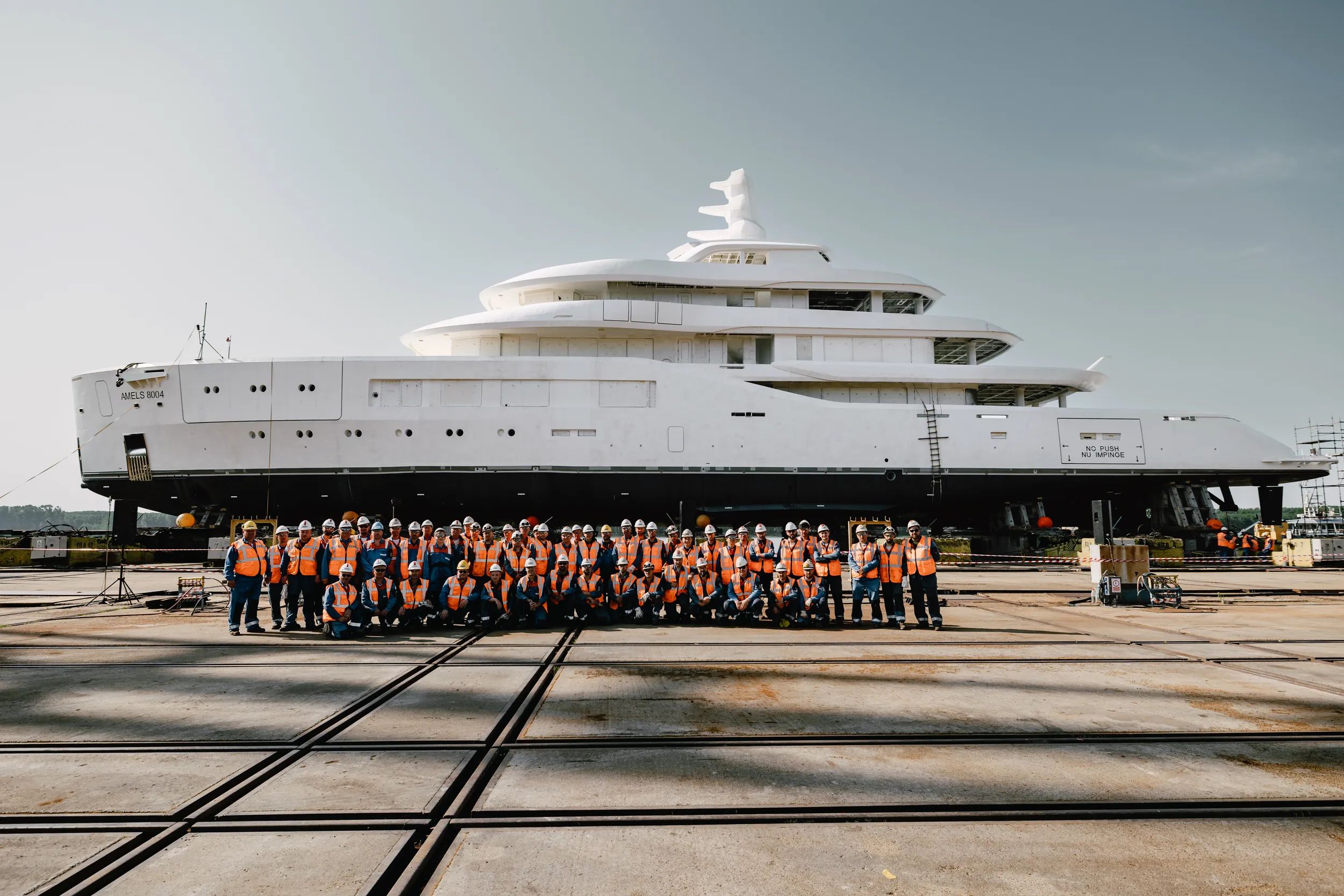 Amels 80 Launch team
