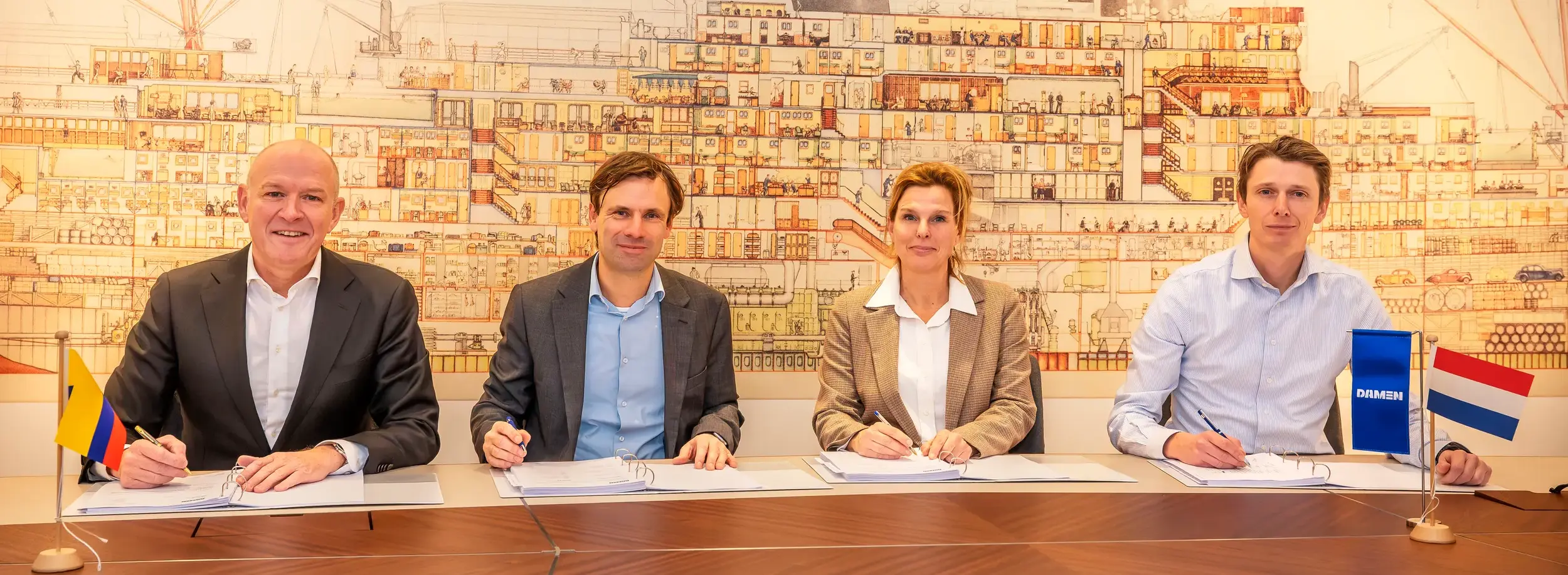 Damen Naval signs contract with Nevesbu for Colombian PES Frigate header
