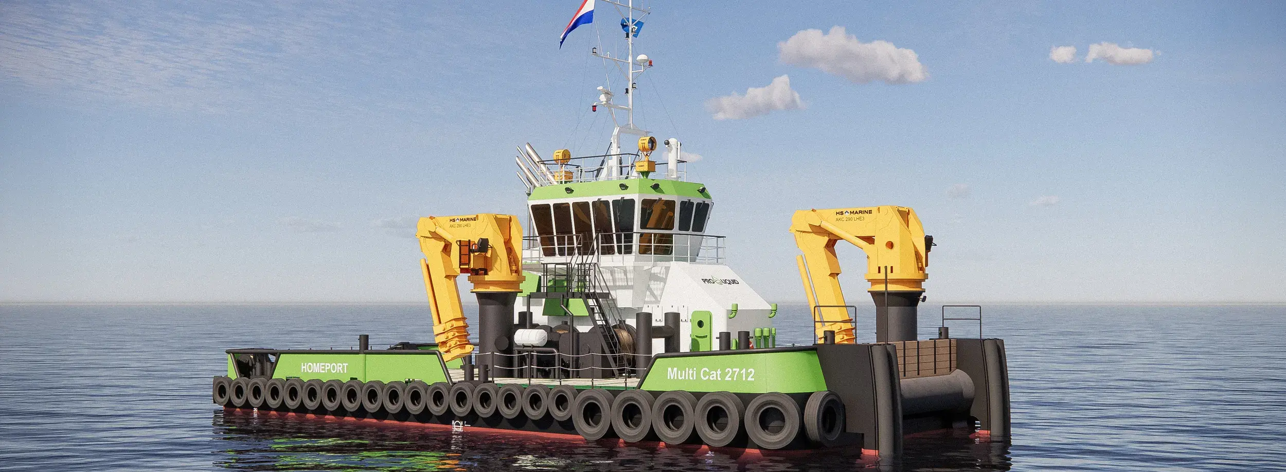Damen signed with Protunus for Multi Cat 2712 delivery top