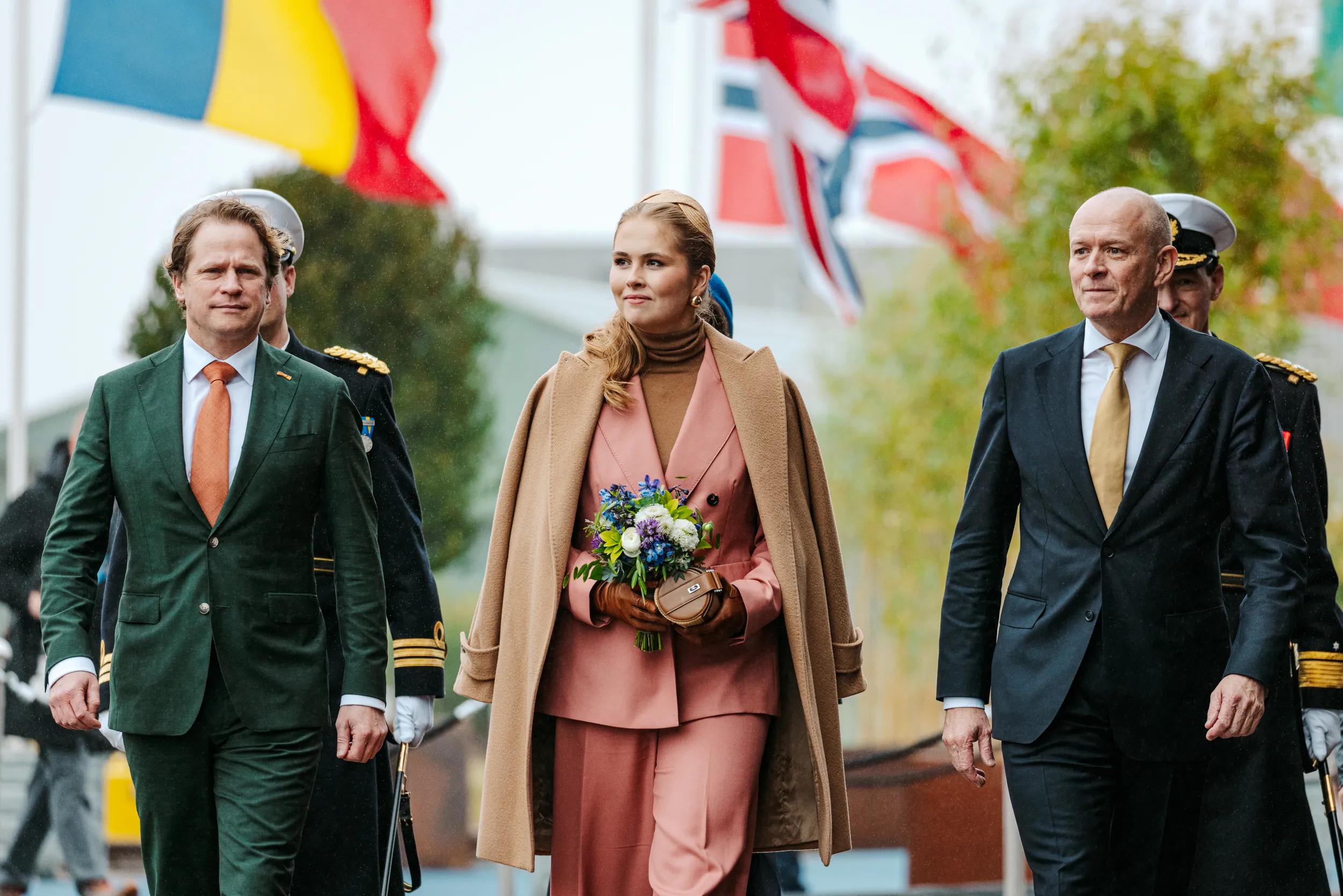 Prinses Amalia doopt Damen Naval’s nieuwe Combat Support Ship Den Helder