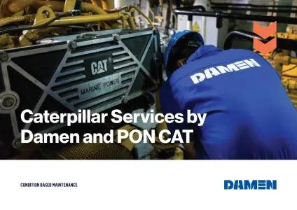 Caterpillar Services by Damen and PON CAT brochure