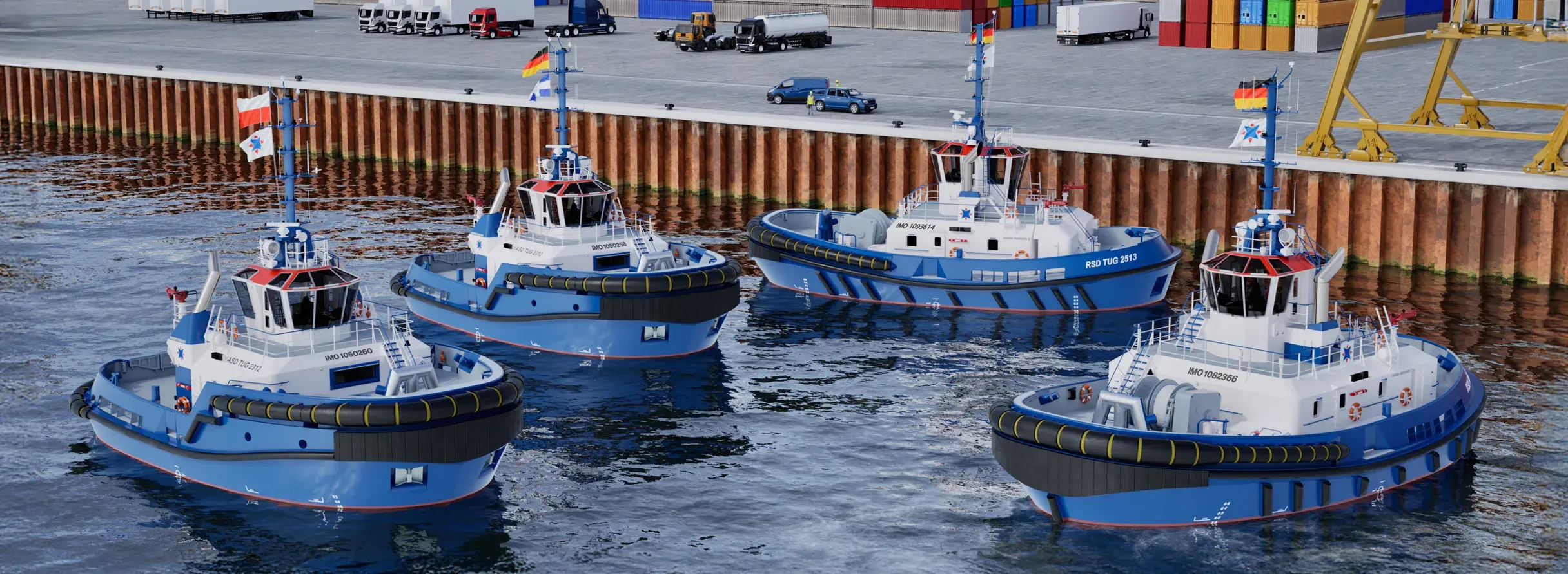 Damen signs new tugs contracts with Fairplay Towage and Louis Meyer top