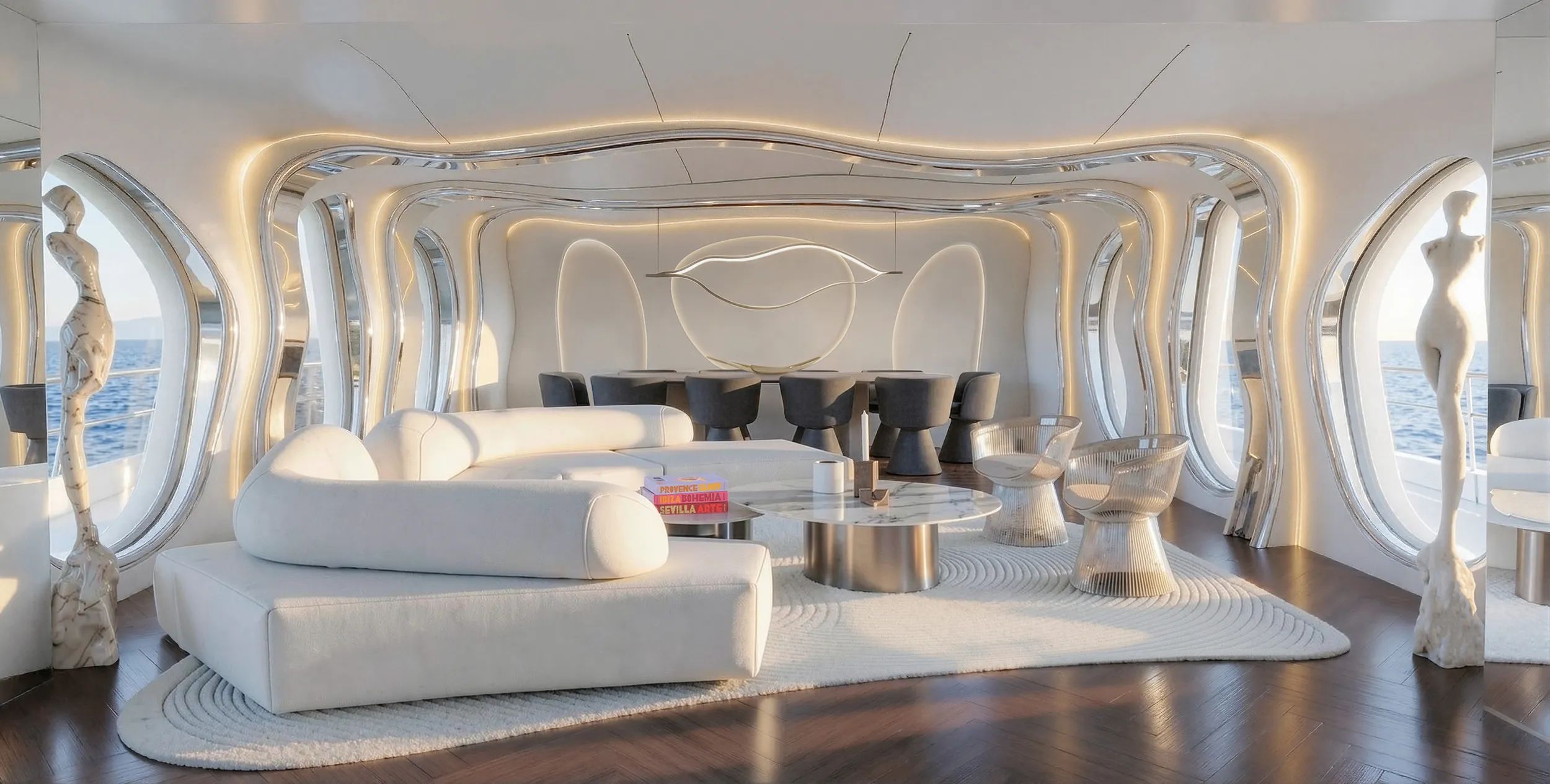 Luca Dini Yacht interior design