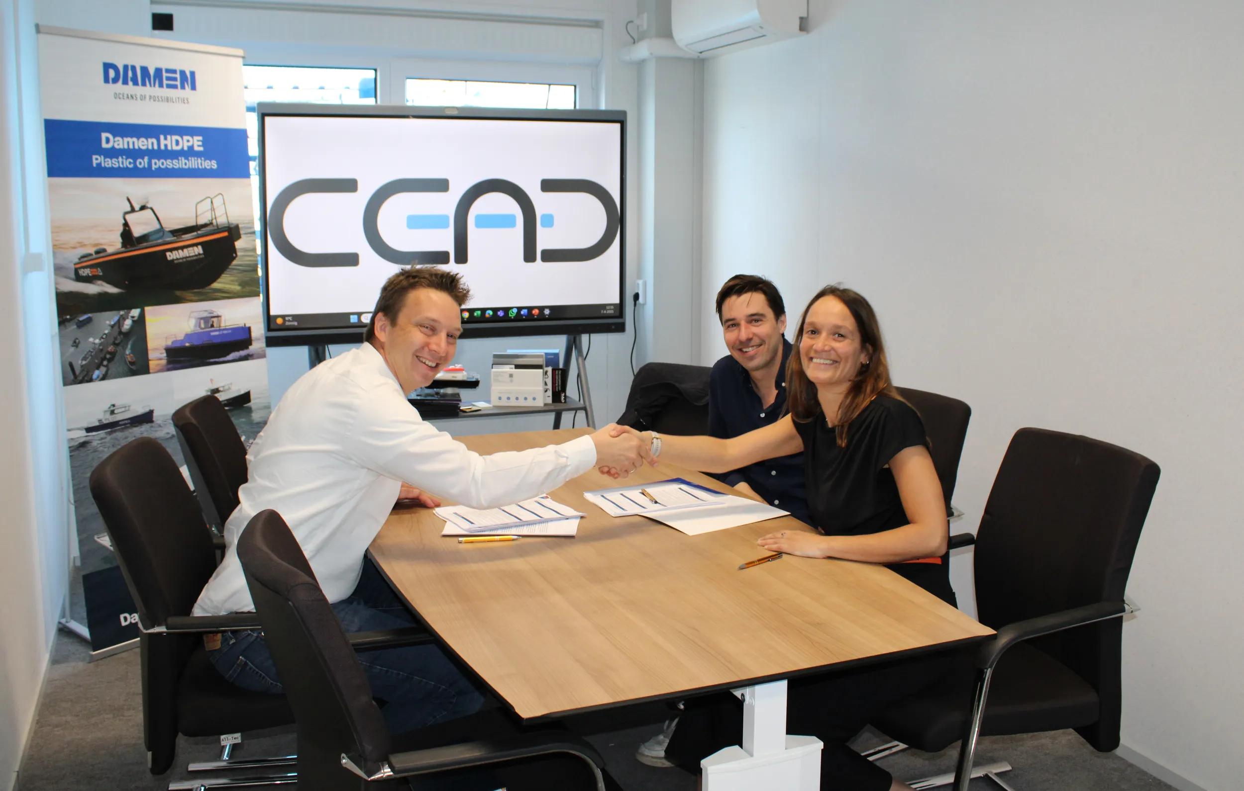 Damen and CEAD join forces to develop 3D-printed HDPE Workboat 1