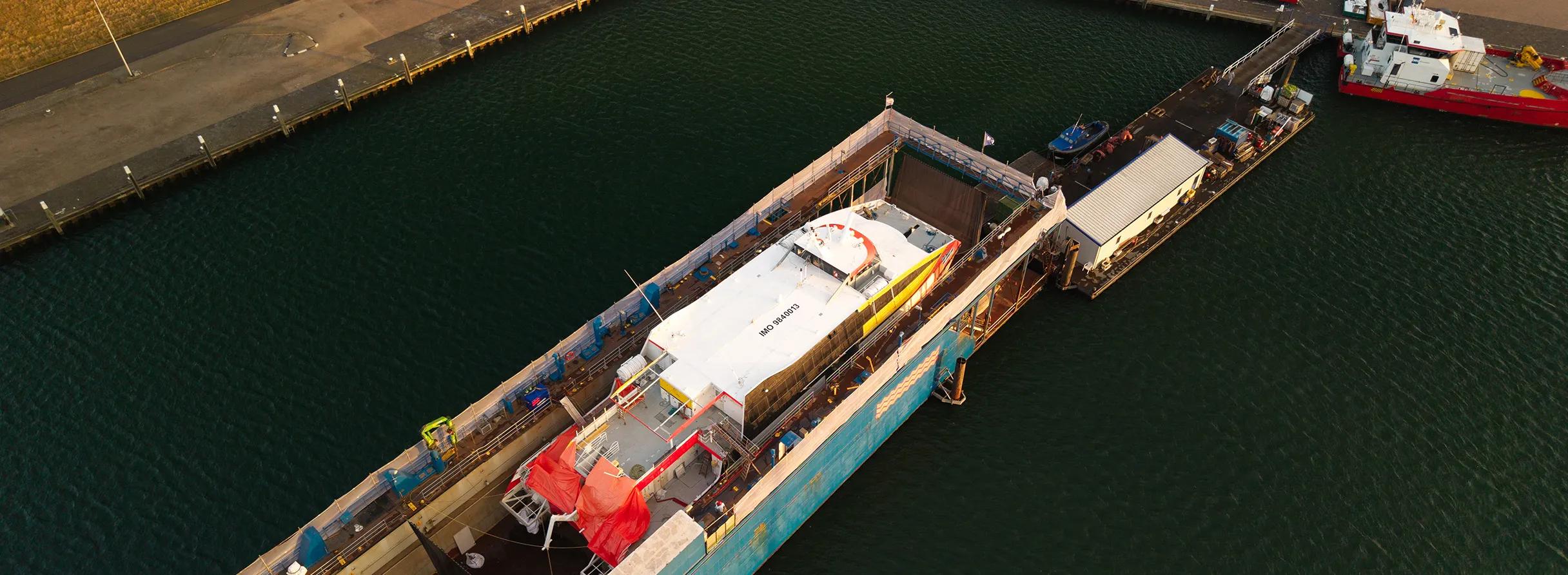 Topaze Express gets the full Damen Group treatment top