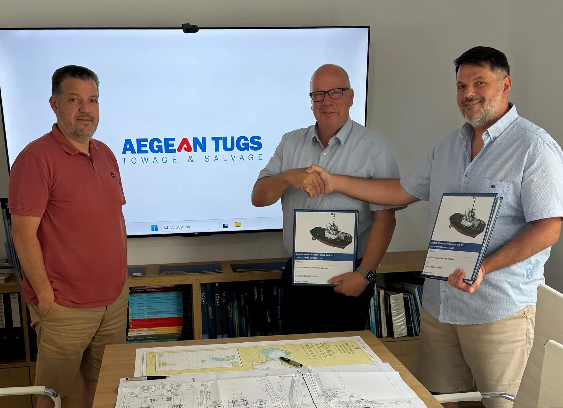 Aegean Tugs Shipping Company contracted Damen for ASD Tug 2811 1