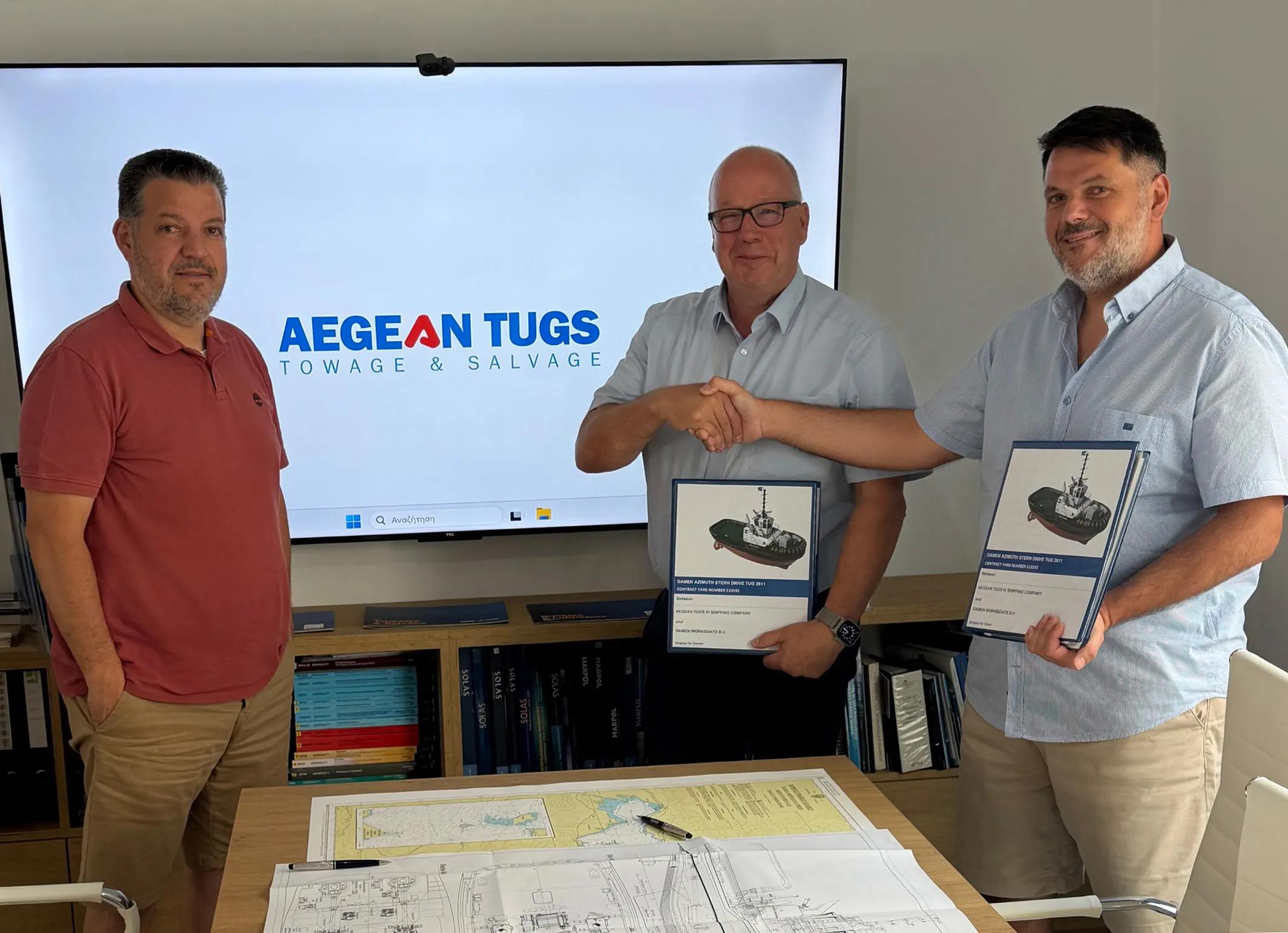 Aegean Tugs Shipping Company contracted Damen for ASD Tug 2811 1