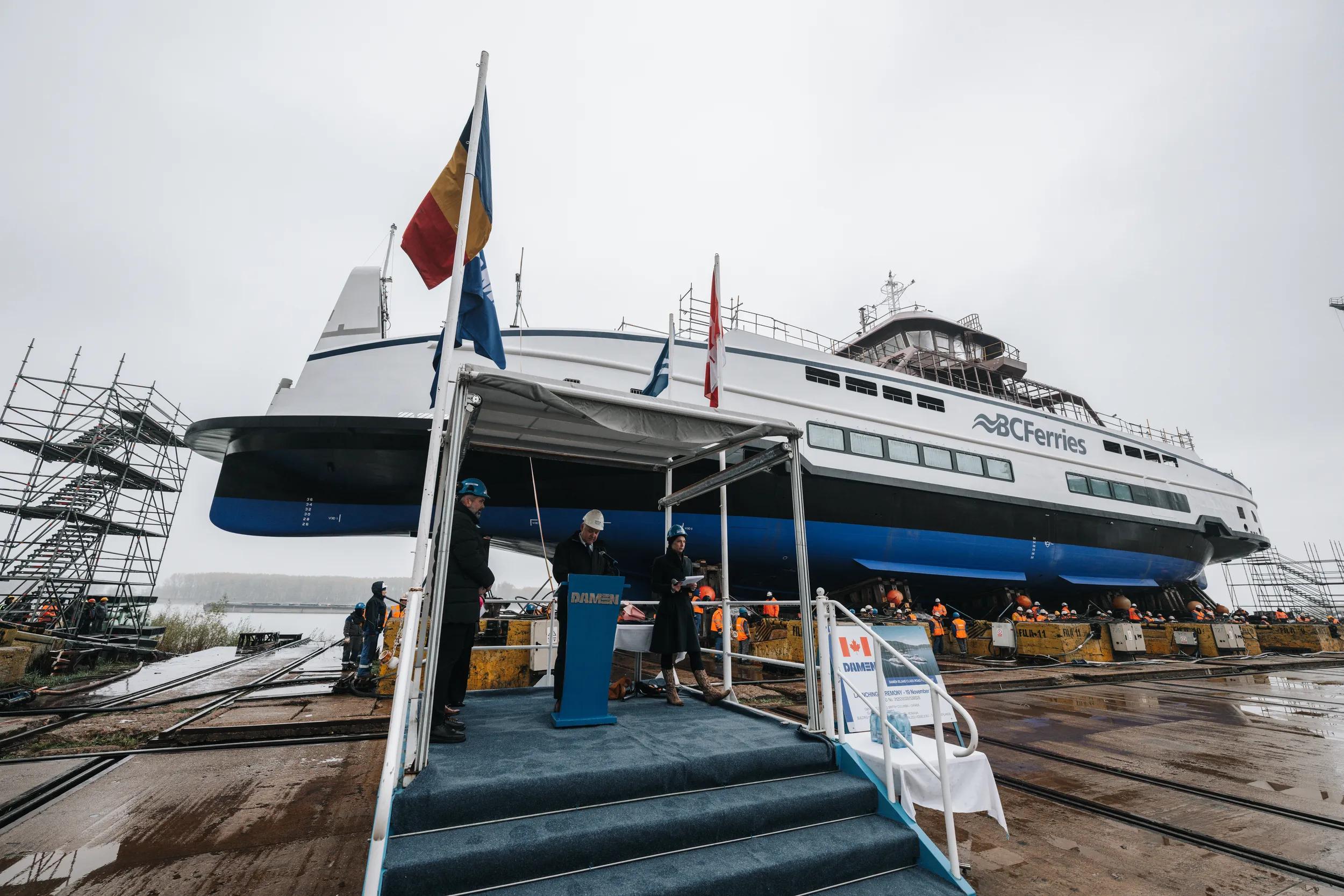Damen launched the Island Class 9 for Canada’s BC Ferries 1