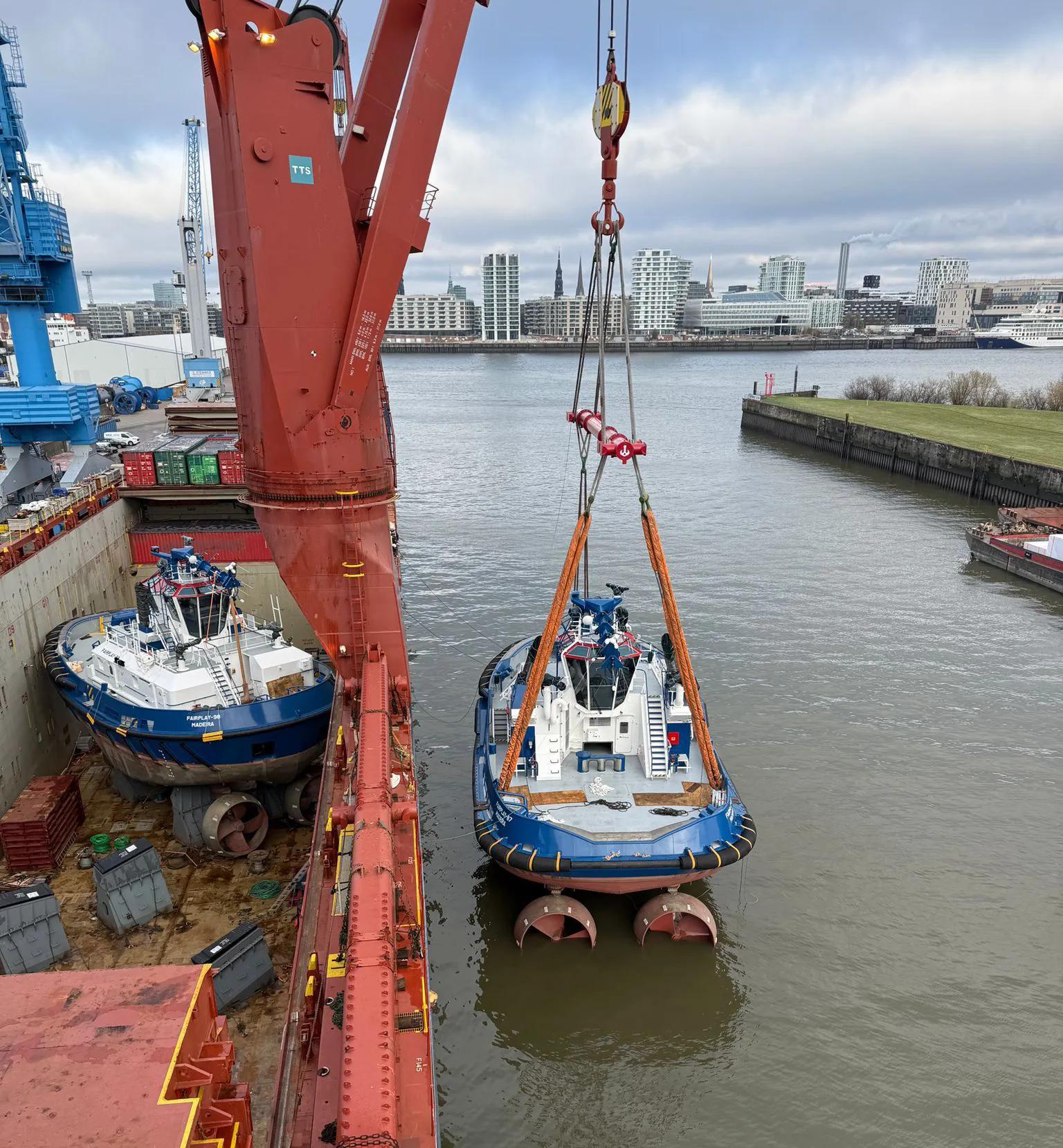 Damen delivers new tugs to the Fairplay and Louis Meyer teaser