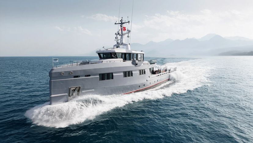53-metre Yacht Support RAFTER Departs to Join Her Owner’s Fleet