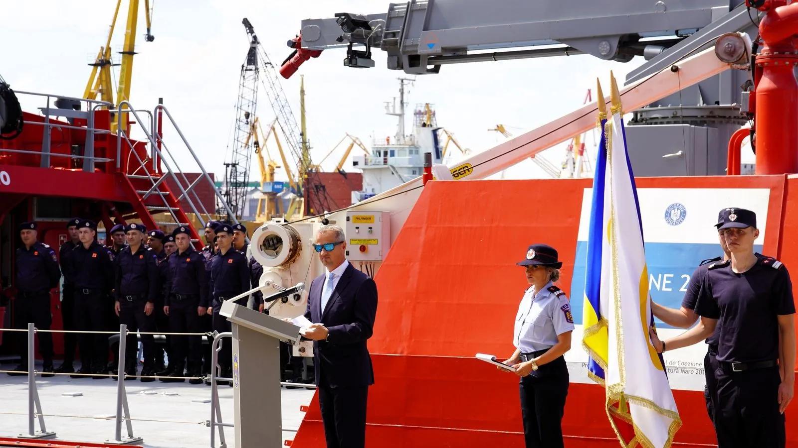 Damen Stan Patrol 5009 enters Romanian emergency fleet 1