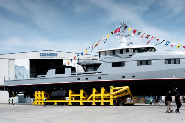Fourth 53-metre Yacht Support Launched 