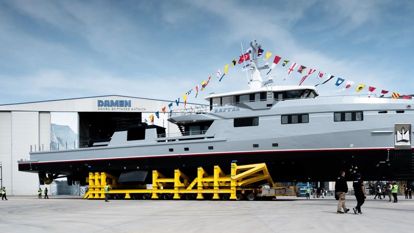Fourth 53-metre Yacht Support Launched 
