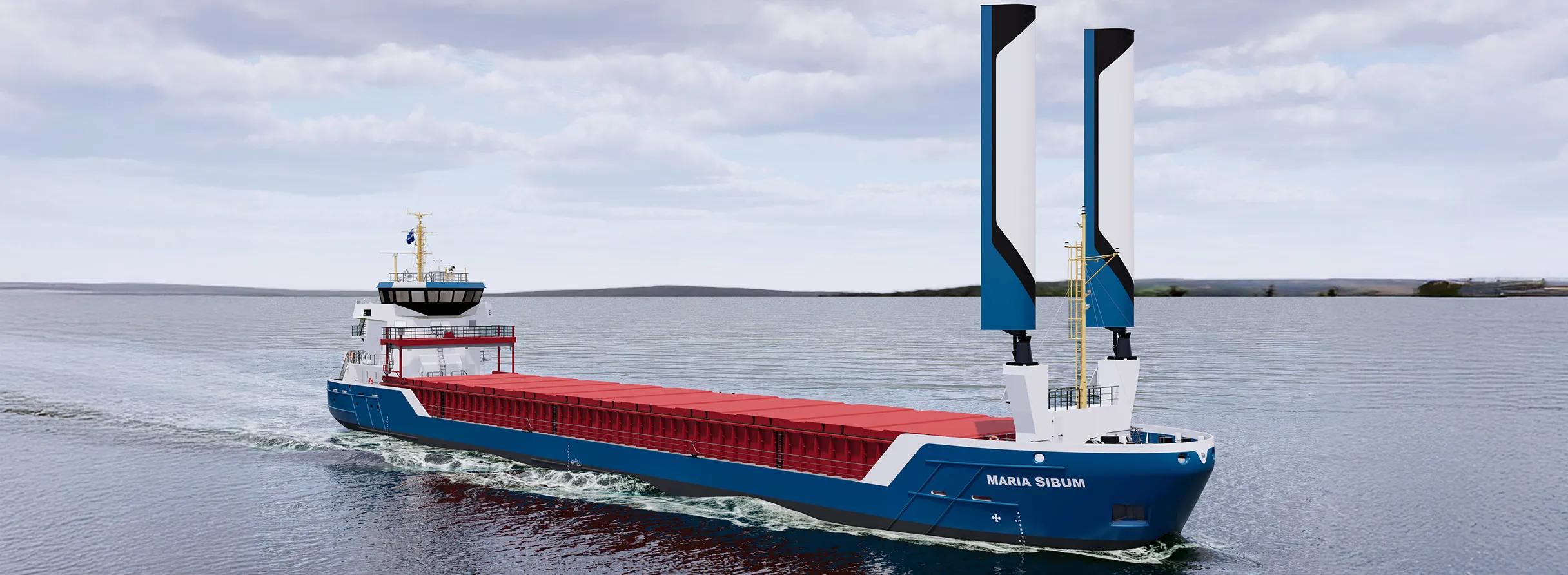 Reederei Bernd Sibum awarded NaMKü for green upgrades to Damen CF 3850 top