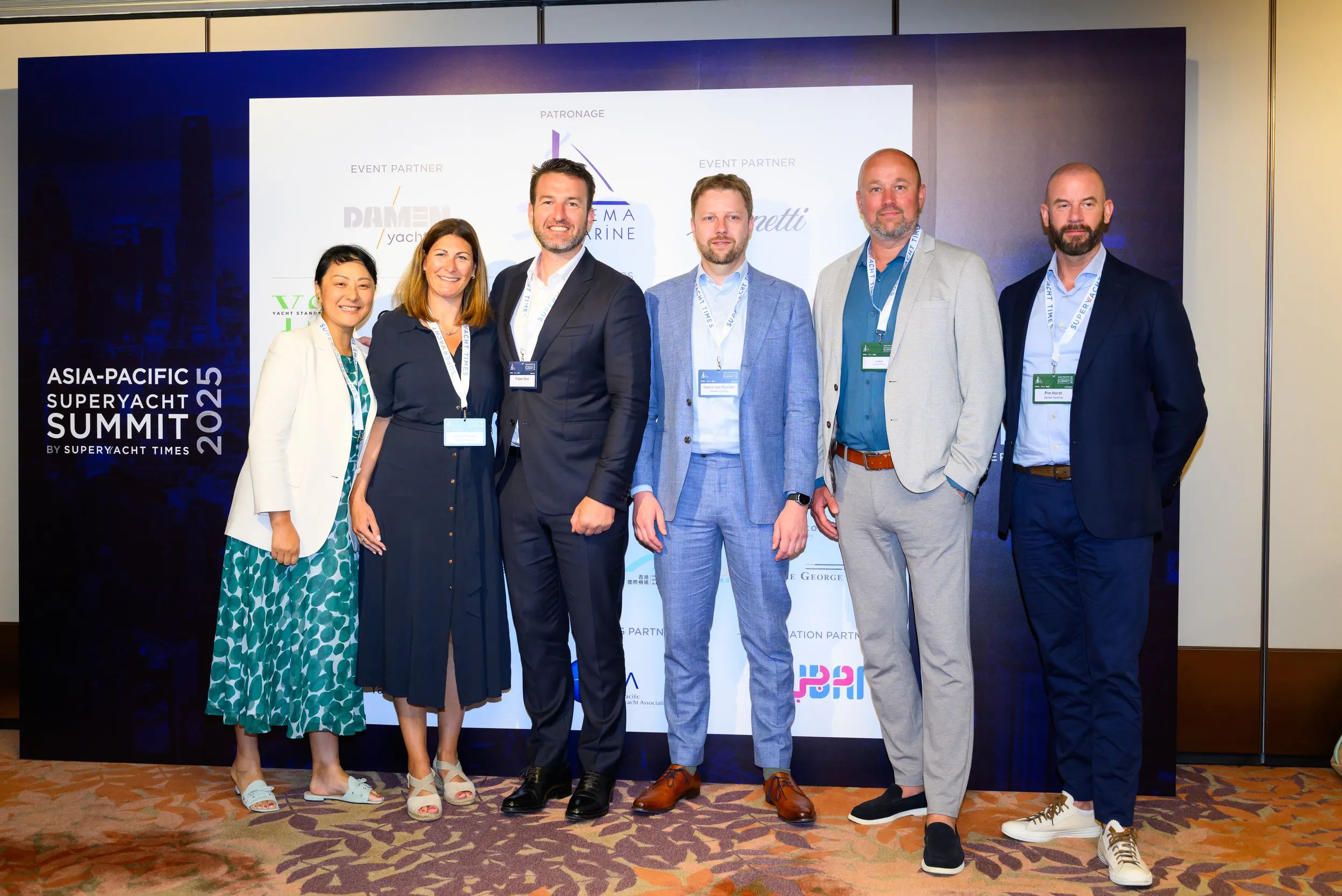Damen Yachting team at the Asia Pacific Superyacht Summit 2025